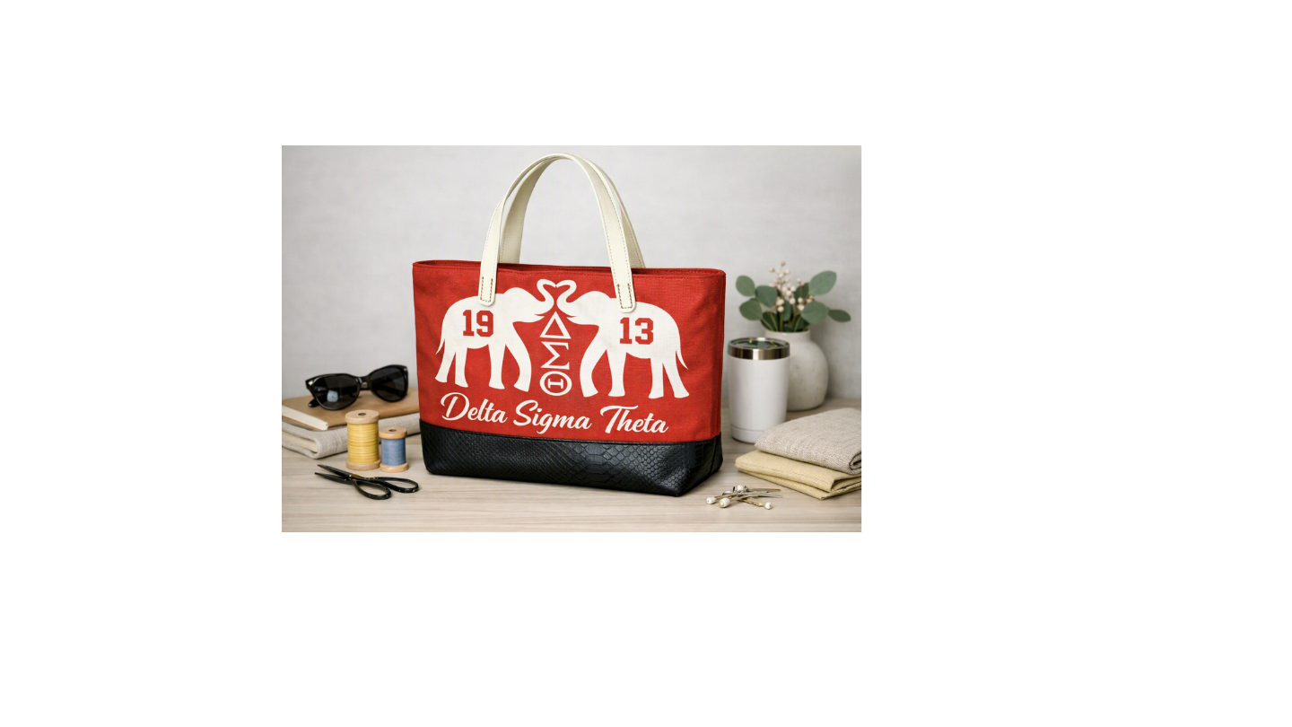 White Strap Sisterhood Tote
