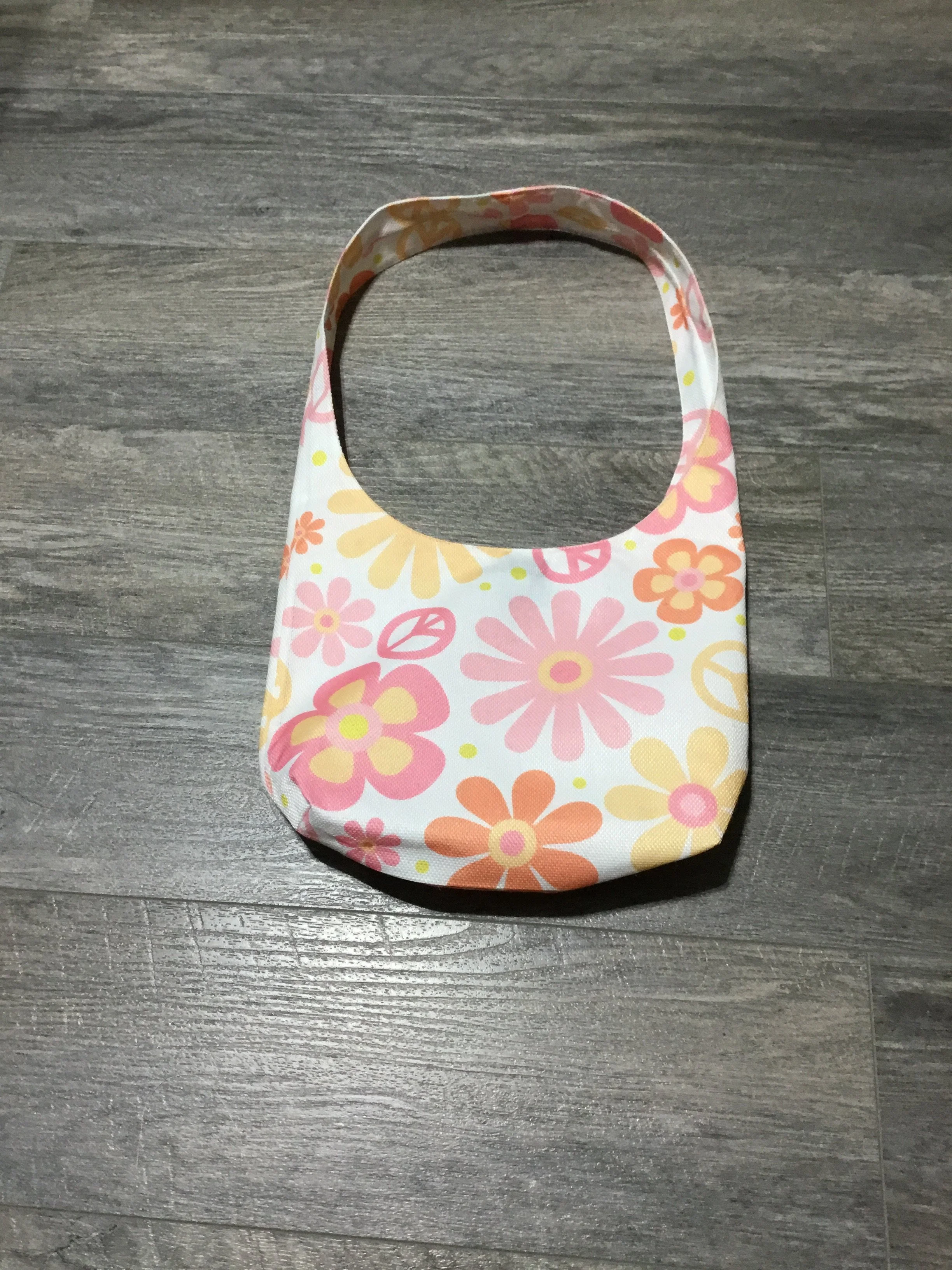 Groovy Flower Hobo Bag