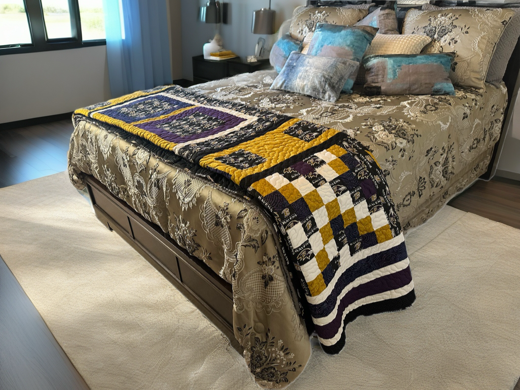 87" x 108" Stadium Night Quilt