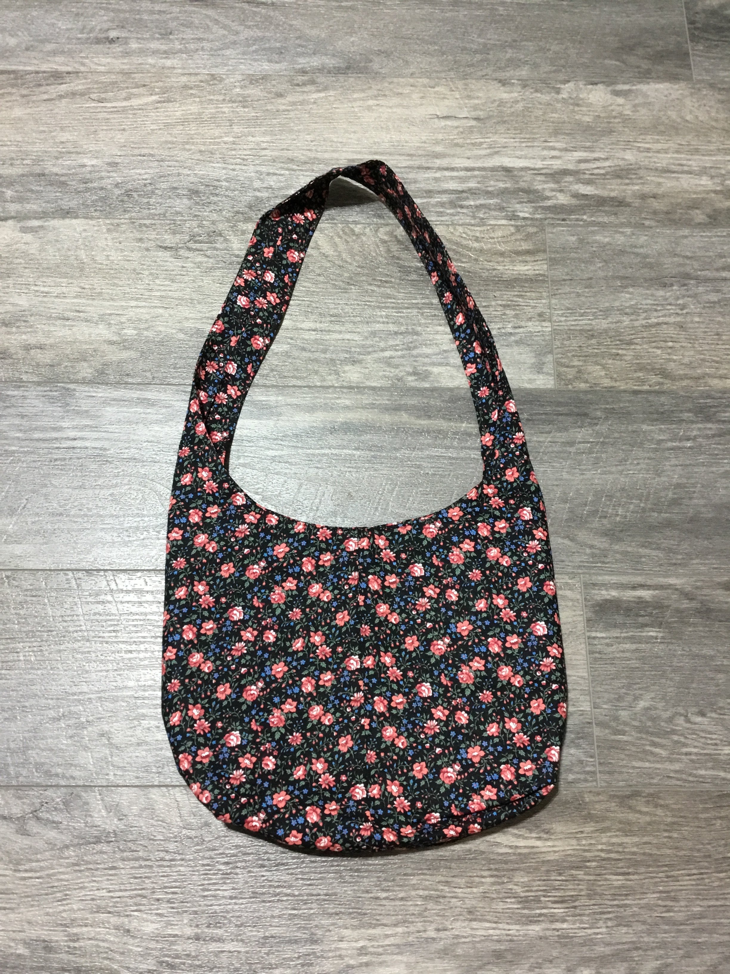 Pink Garden Hobo Bag