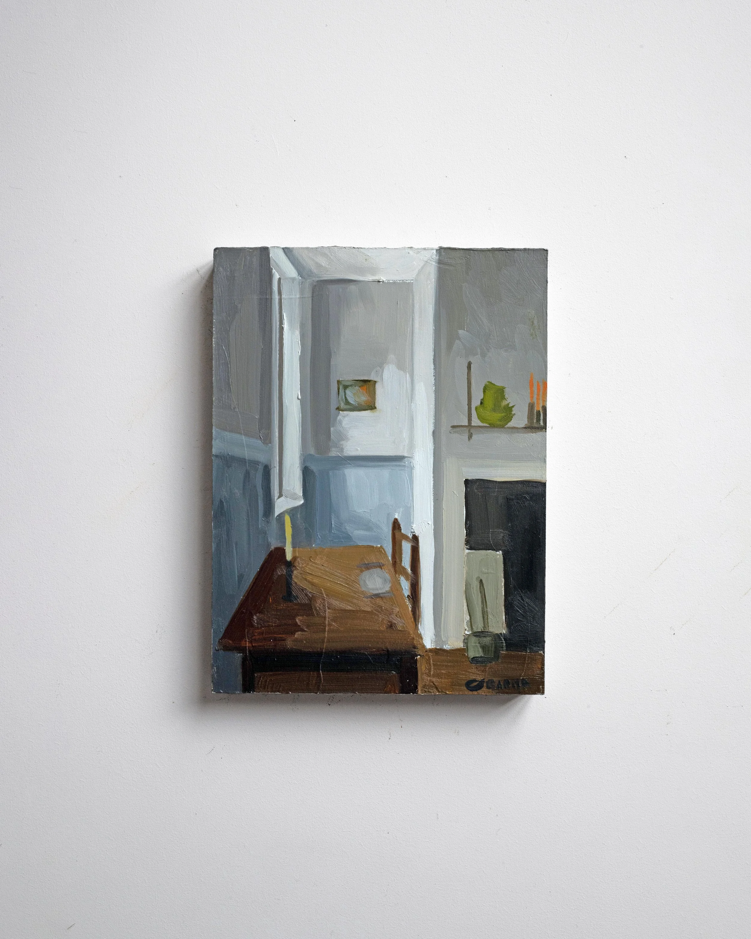 24 - Lueur et clarté   |  Huile sur bois  | 24 x 18 cm  |  Vendu  