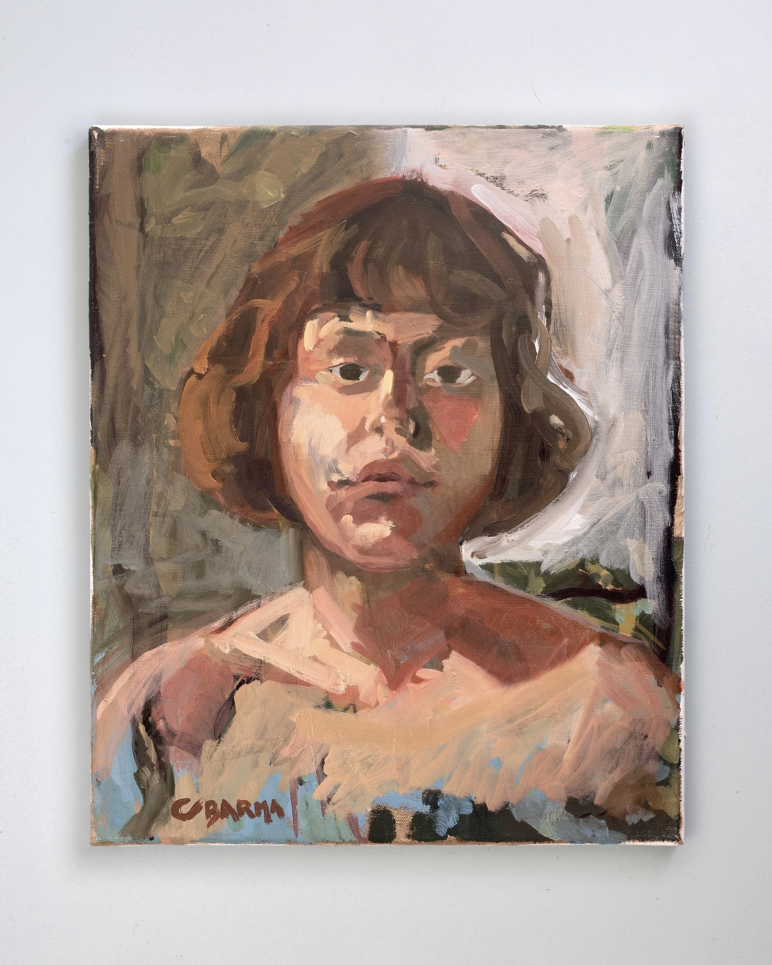 Mathilde ⎜Huile sur toile 
