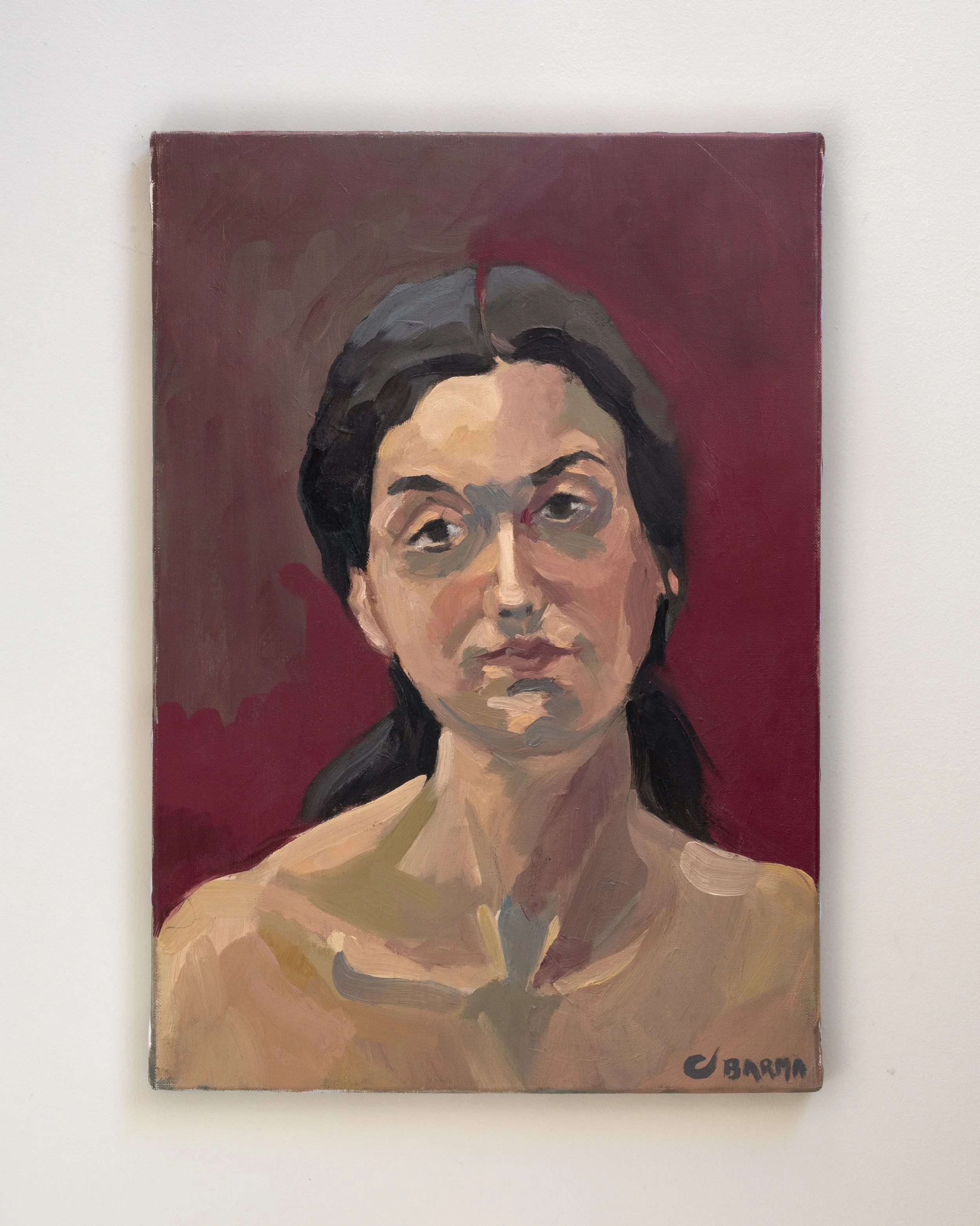 Sarah ⎜Huile sur toile 
