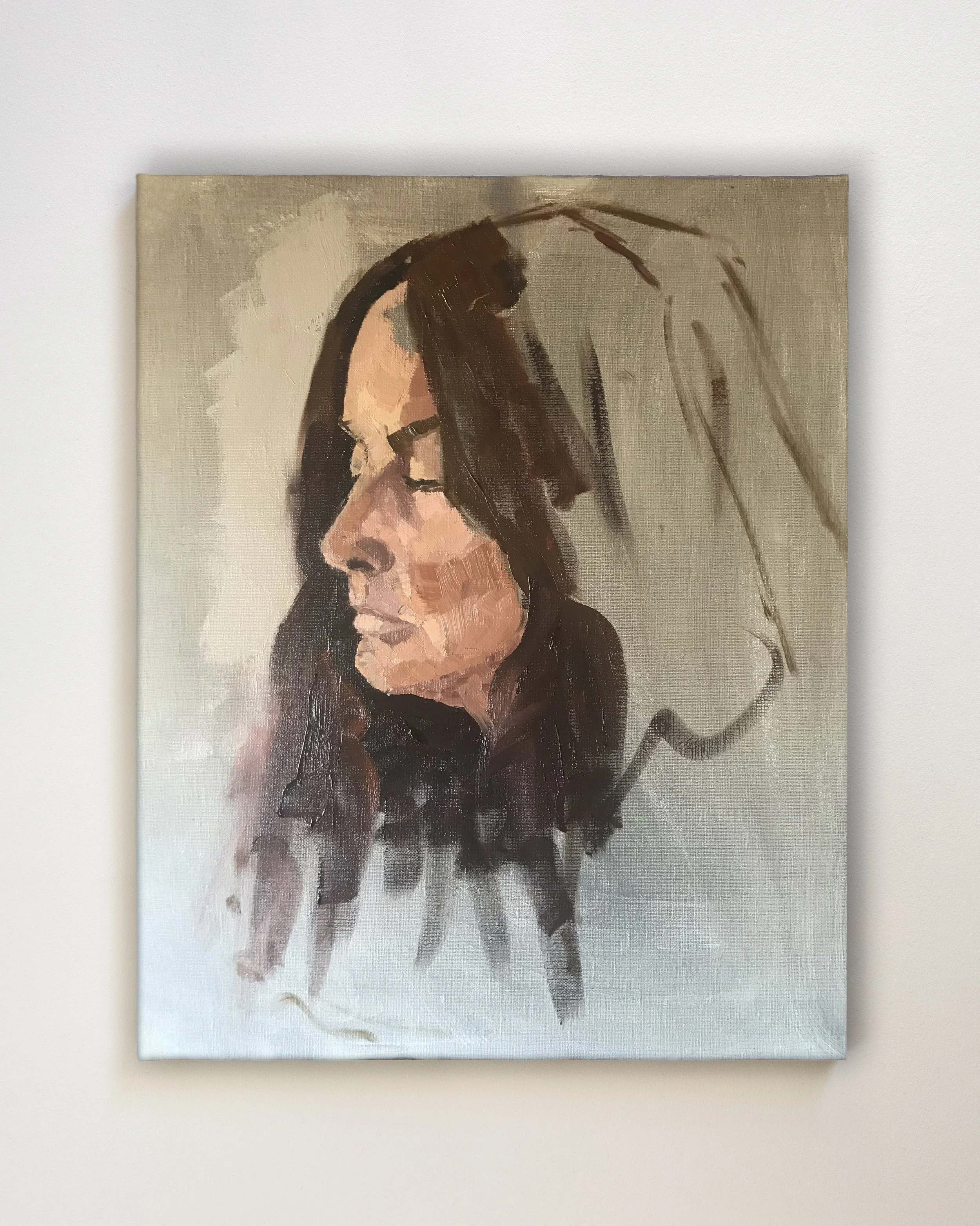 Aurélie ⎜Huile sur toile 