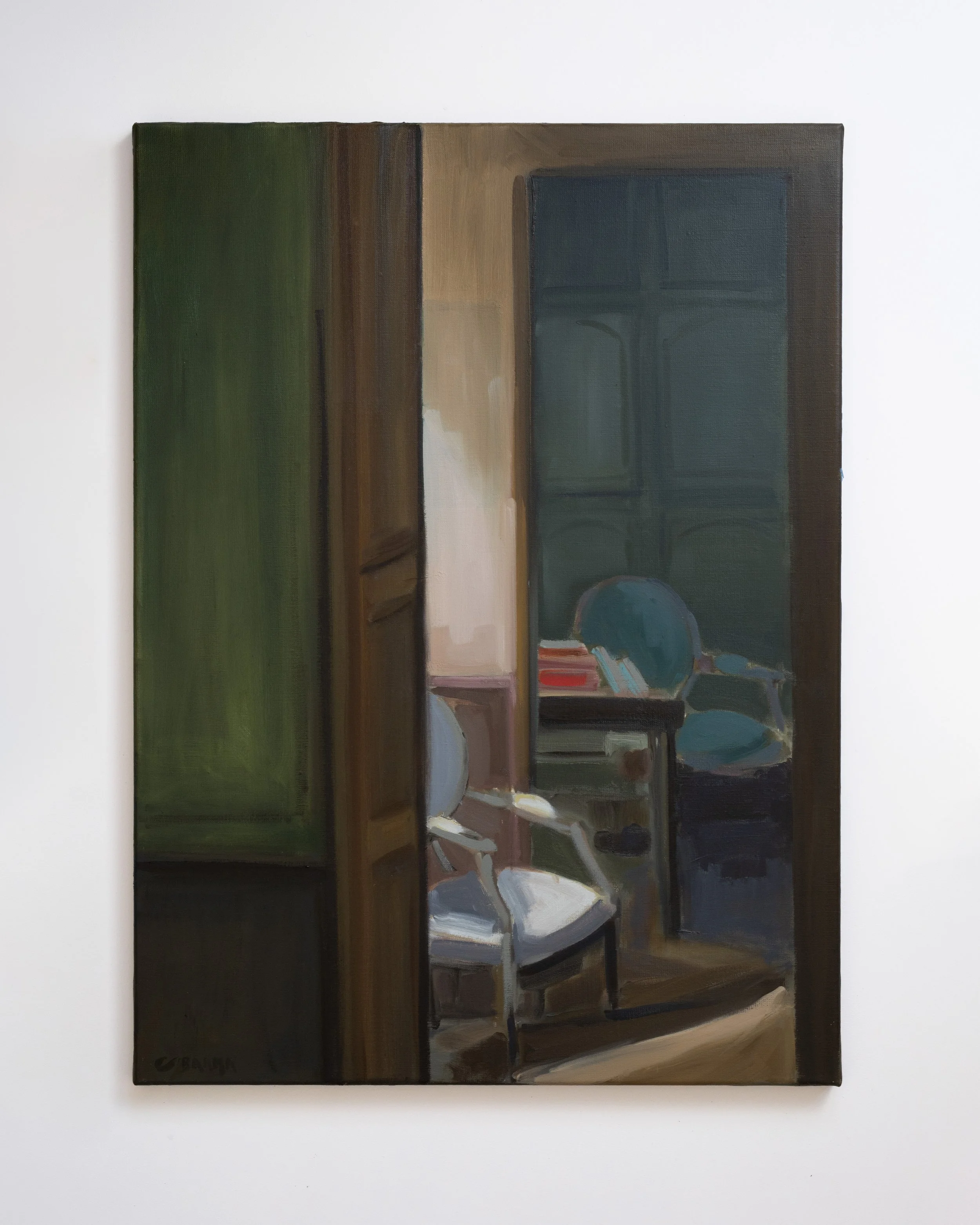 Aurore et confidences  |  Huile sur toile  |  73 x 56 cm  |  Vendu 