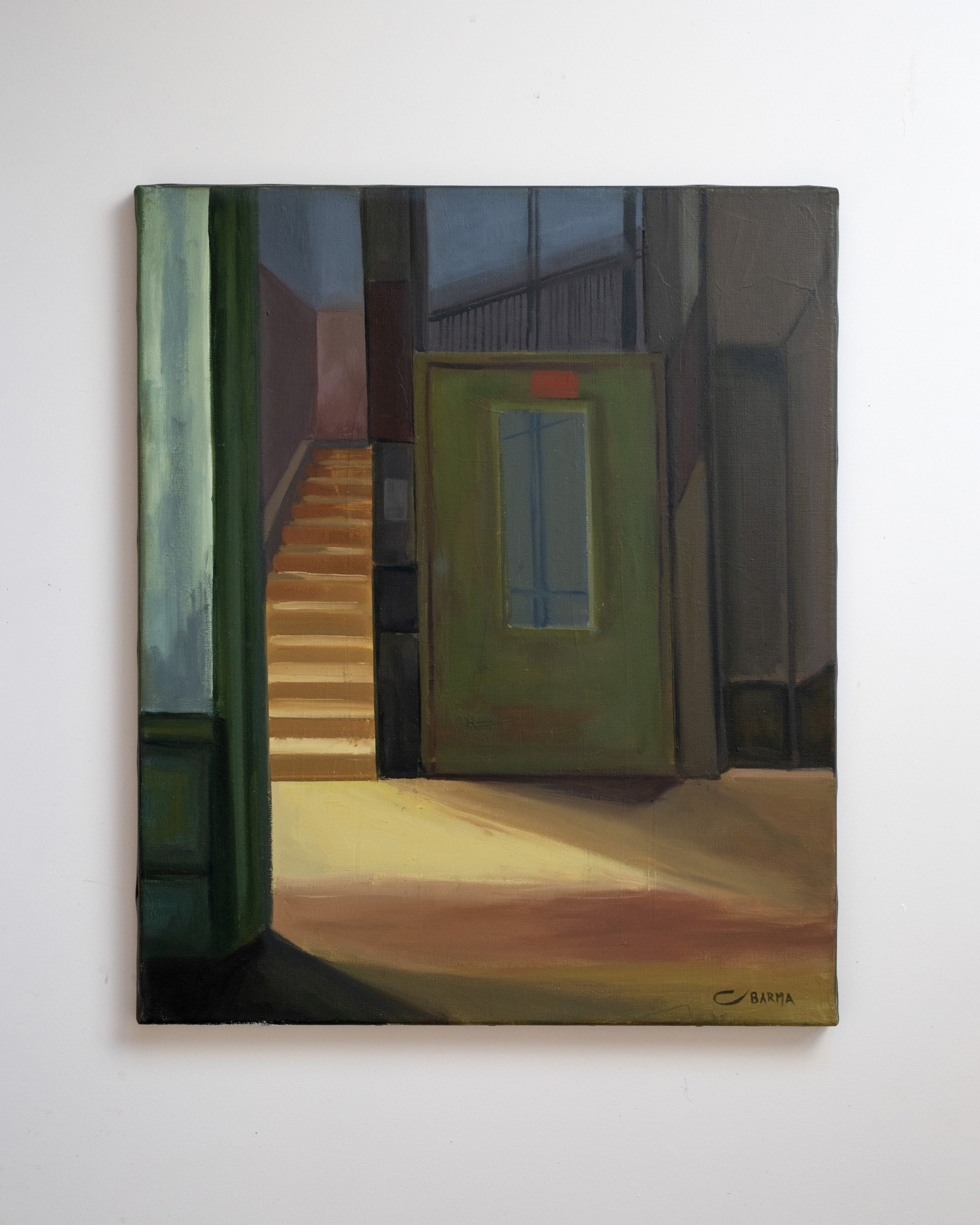 Proche du ciel  |  Huile sur toile  |  55 x 46 cm  |  Vendu 