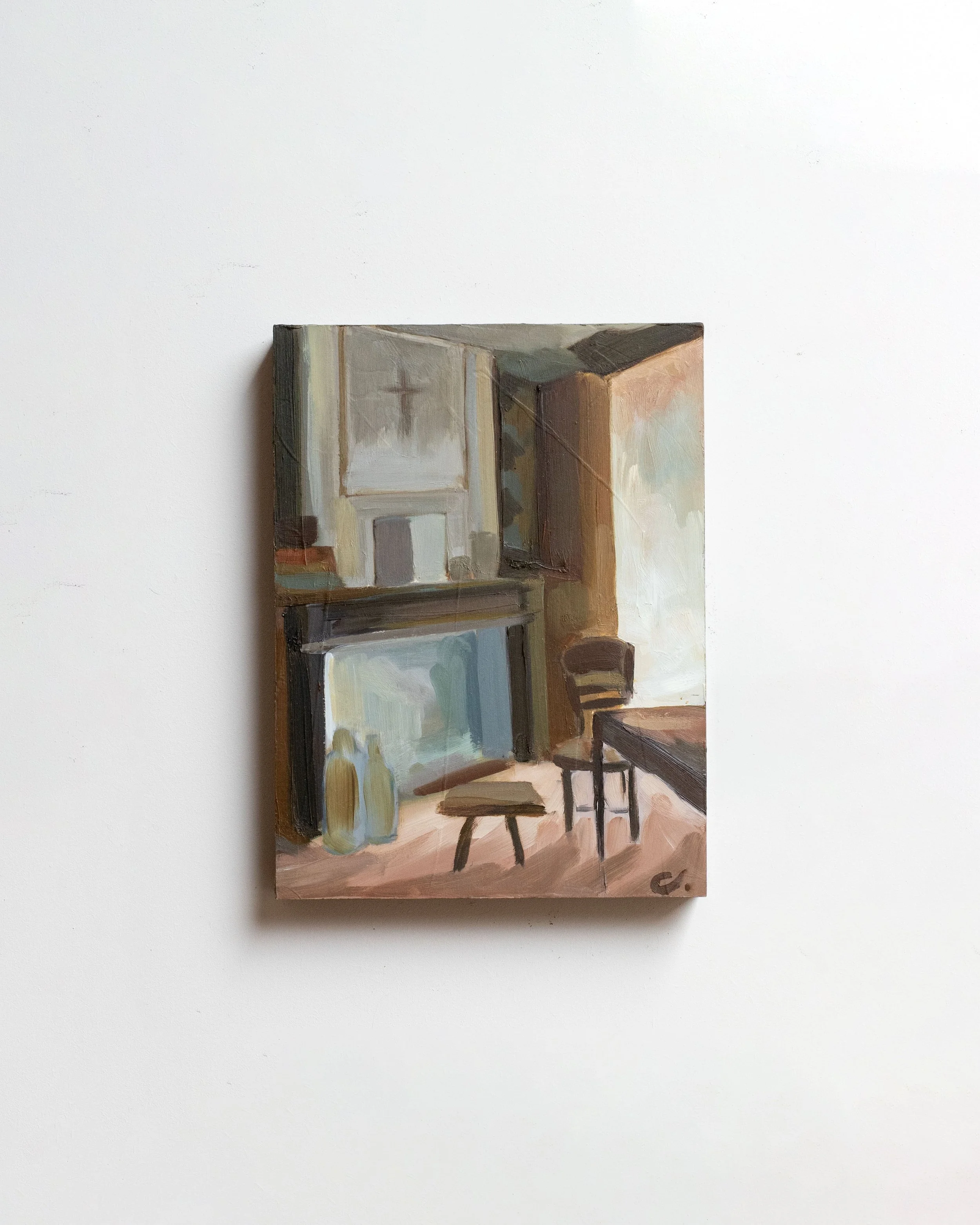 02 - Jour tranquille   |  Huile sur bois  | 24 x 18 cm  |  Vendu 