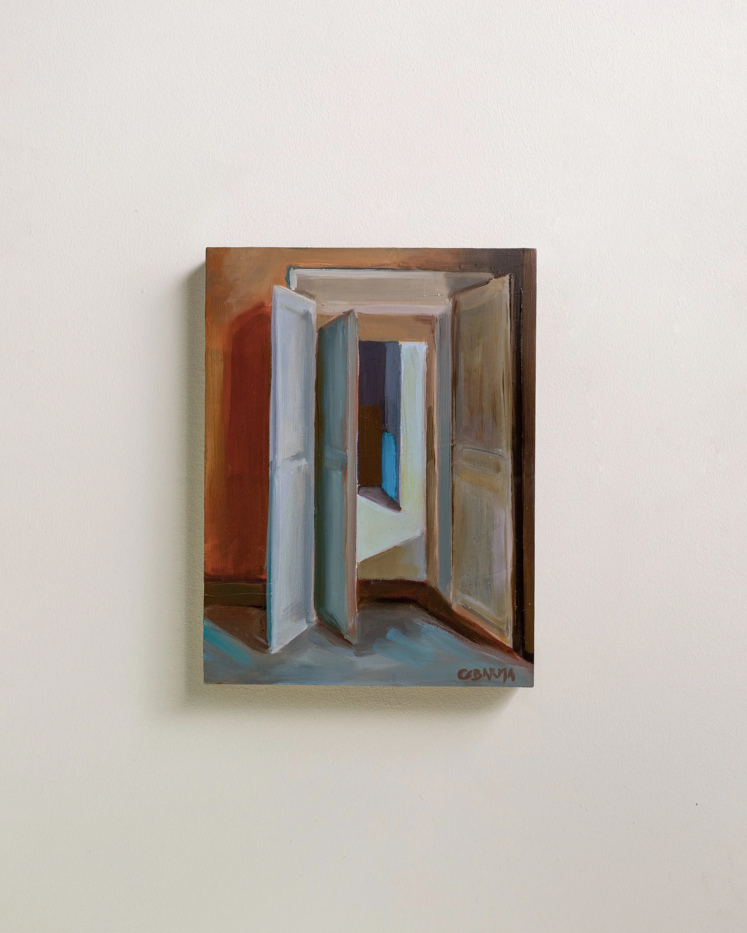 2.17 - Vers le large  |  Huile sur bois  | 24 x 18 cm | Vendu