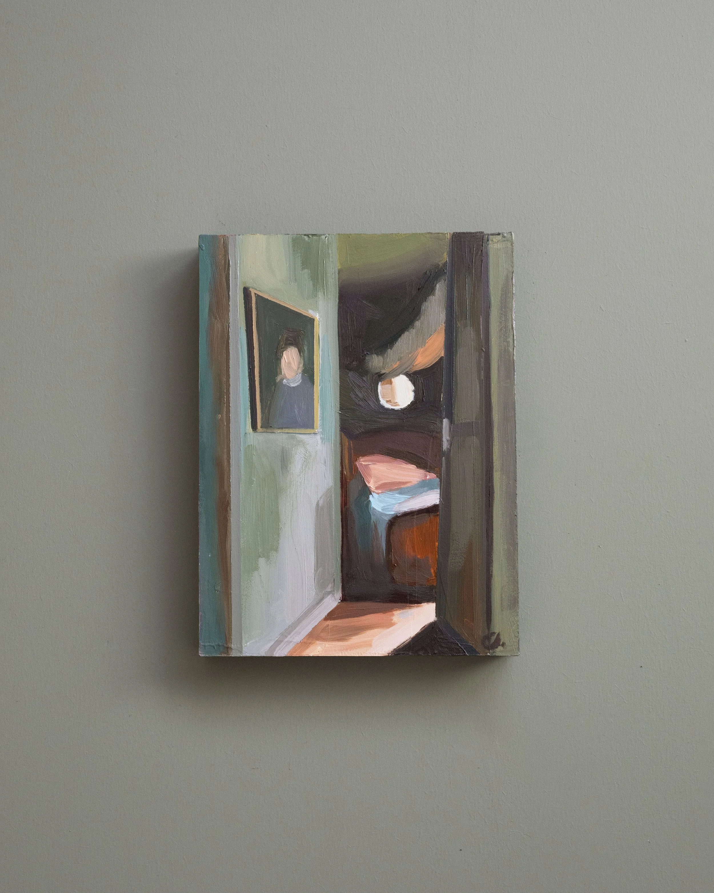 16 - Intime à l’horizon   |  Huile sur bois  | 24 x 18 cm  |  Vendu 