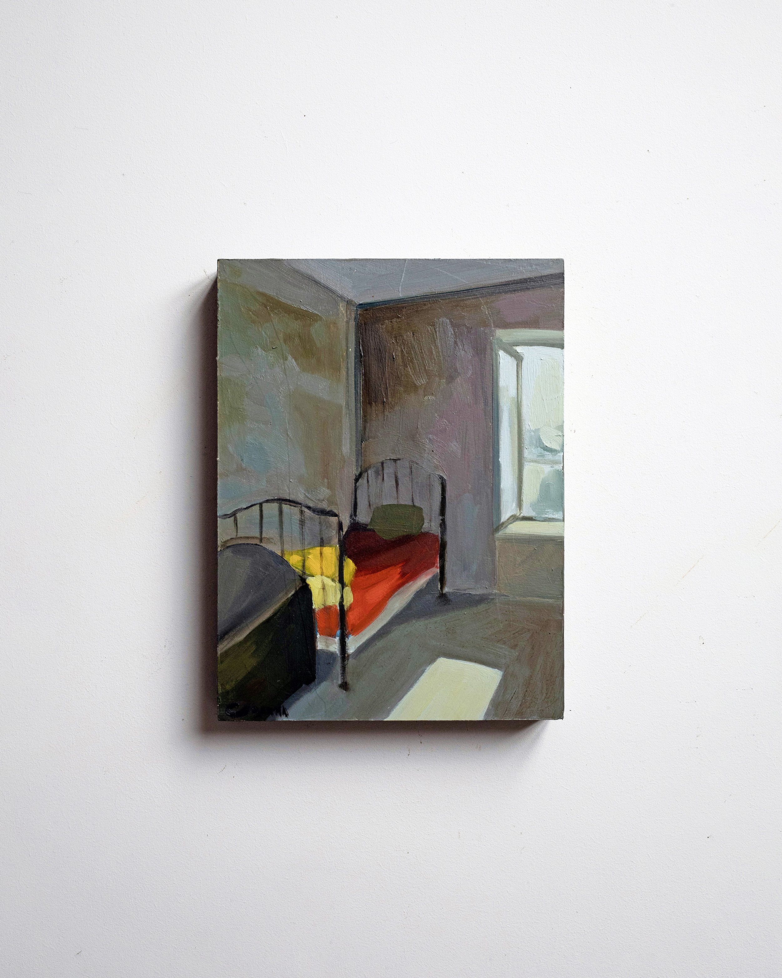 26 - Eclatante tranquilité   |  Huile sur bois  | 24 x 18 cm  |  Vendu 