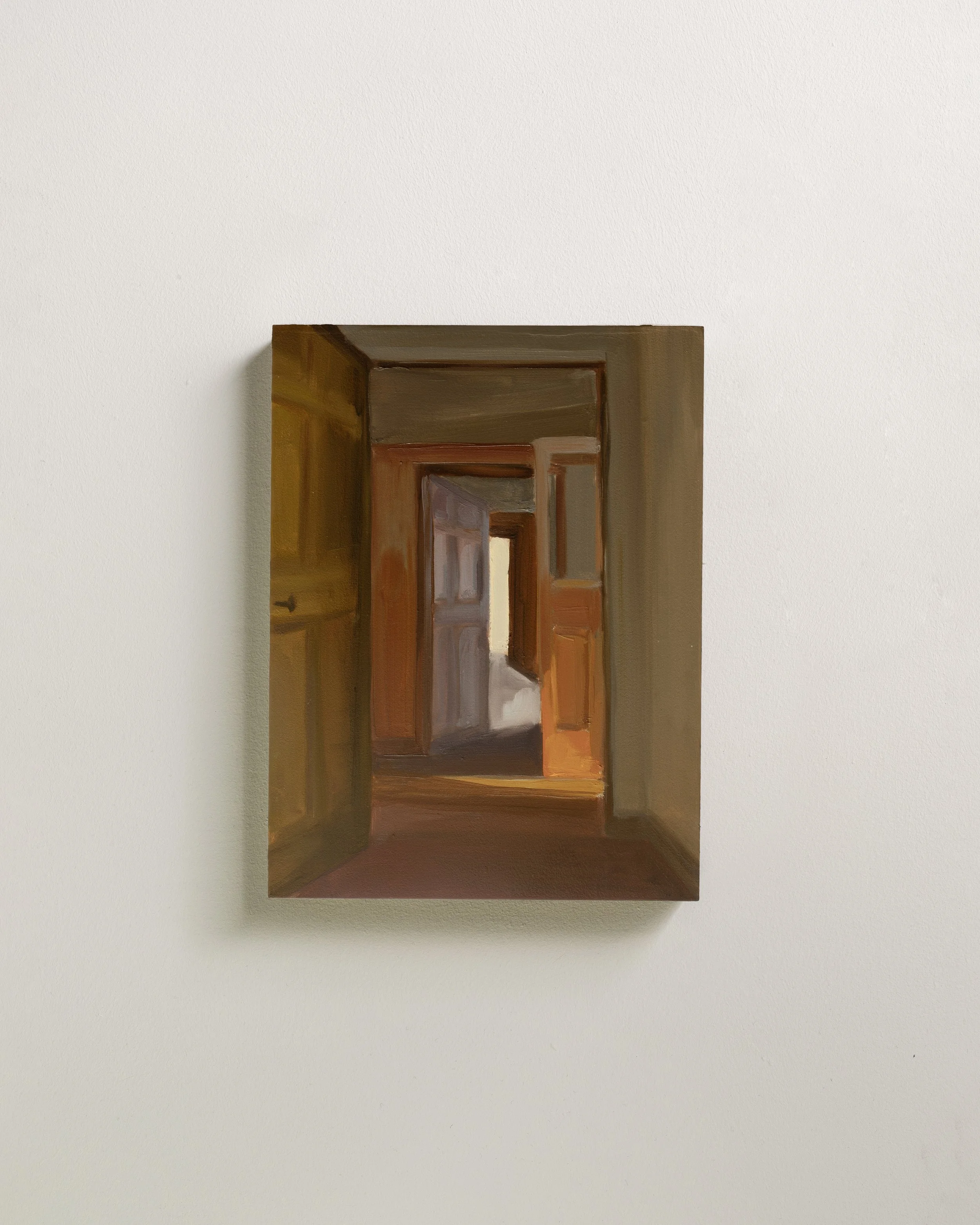 2.20 - le jour ouvert  |  Huile sur bois  | 24 x 18 cm | Vendu