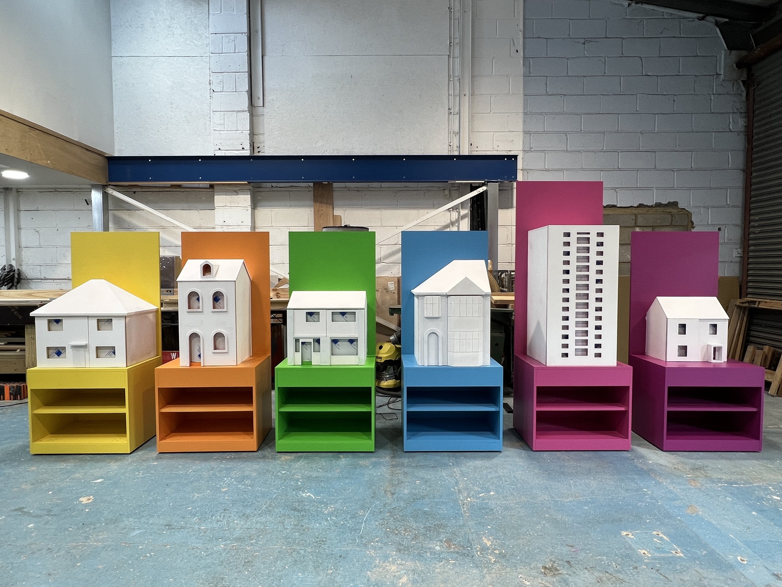 An image of the Wonder Houses.