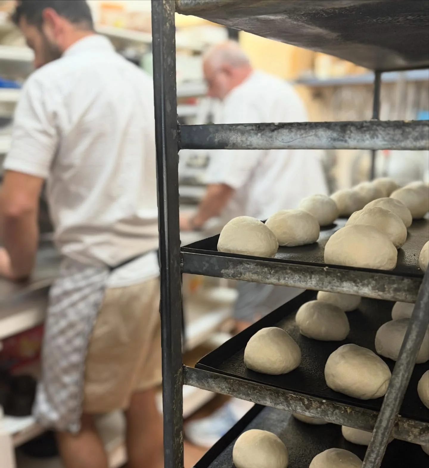 Johnny and Luke, two generations working round the clock! Bringing in the new year with all your freshly baked goods. See you bright and early Lorne! #Lorne #visitgreatoceanroad