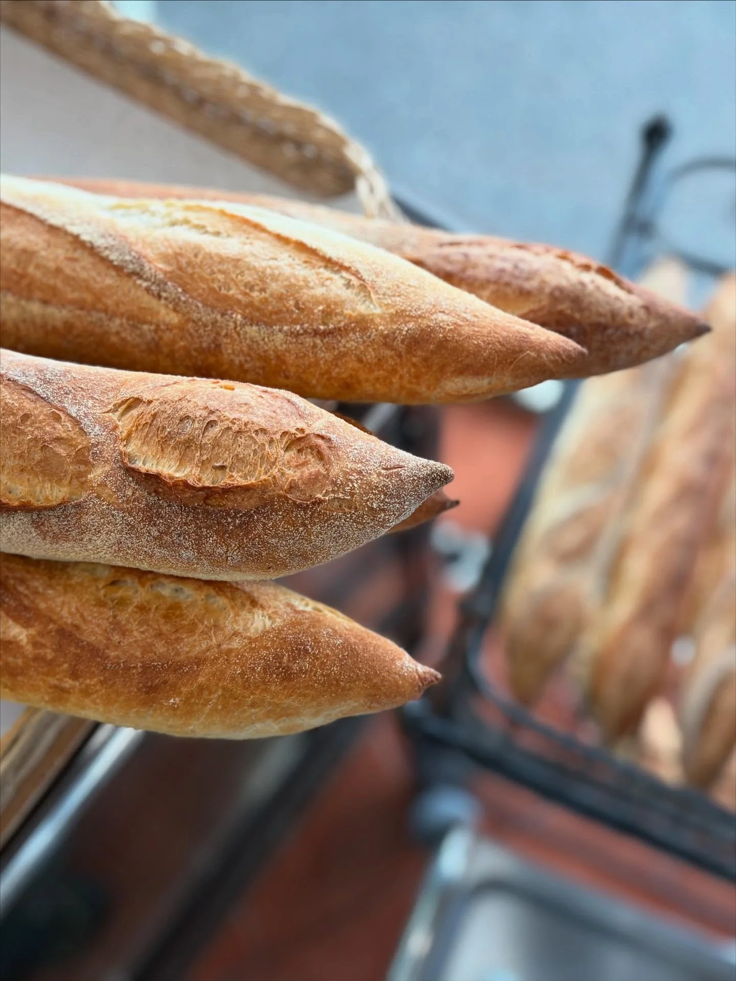 No caption required for these beauties @louttitbaybakery  #frenchbaguette #lornebakery #surfcoastbakery #lorne #visitgreatoceanroad #bread @lovelorne