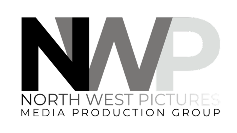 North West Pictures logo with stylized letters NW and P in black, gray, and white.