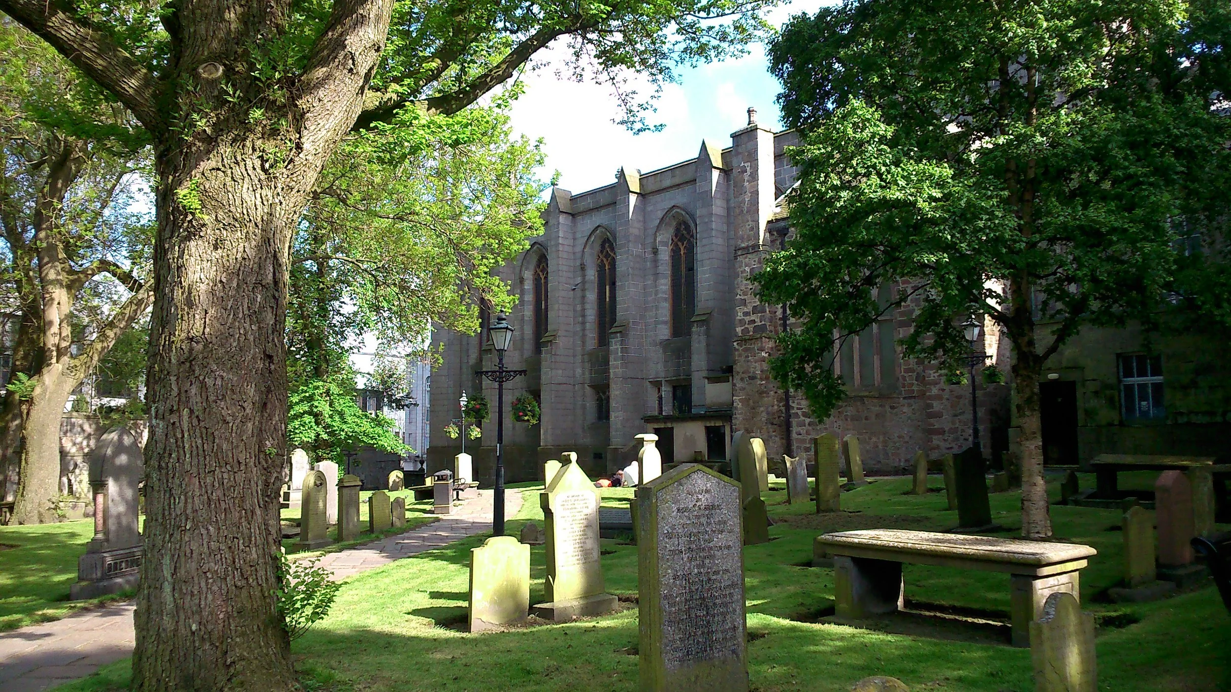 St Nicholas Kirk, historic church in Aberdeen city centre on the City Centre Walking Route