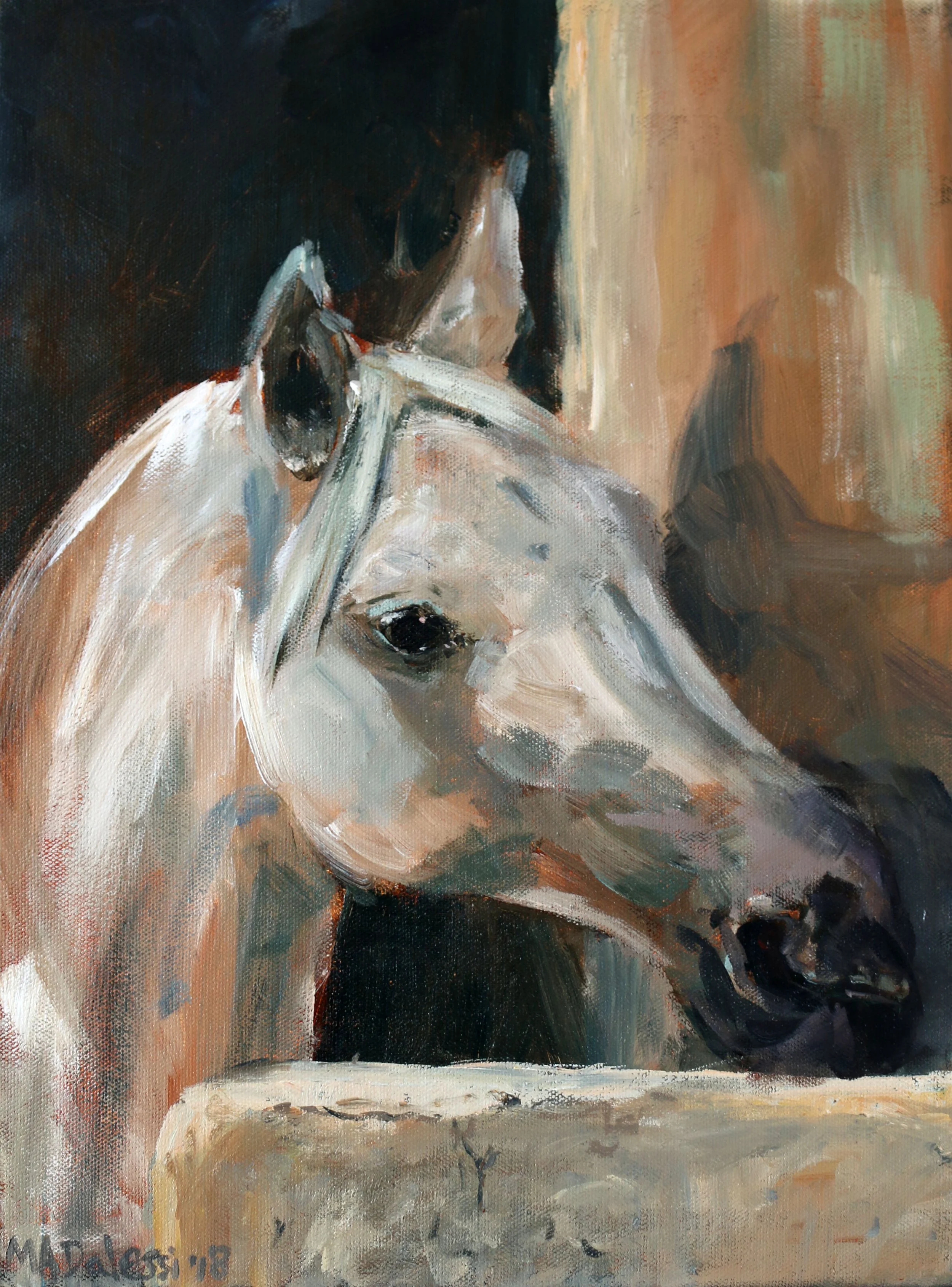 "Some food left", 30x40 cm, oil on canvas