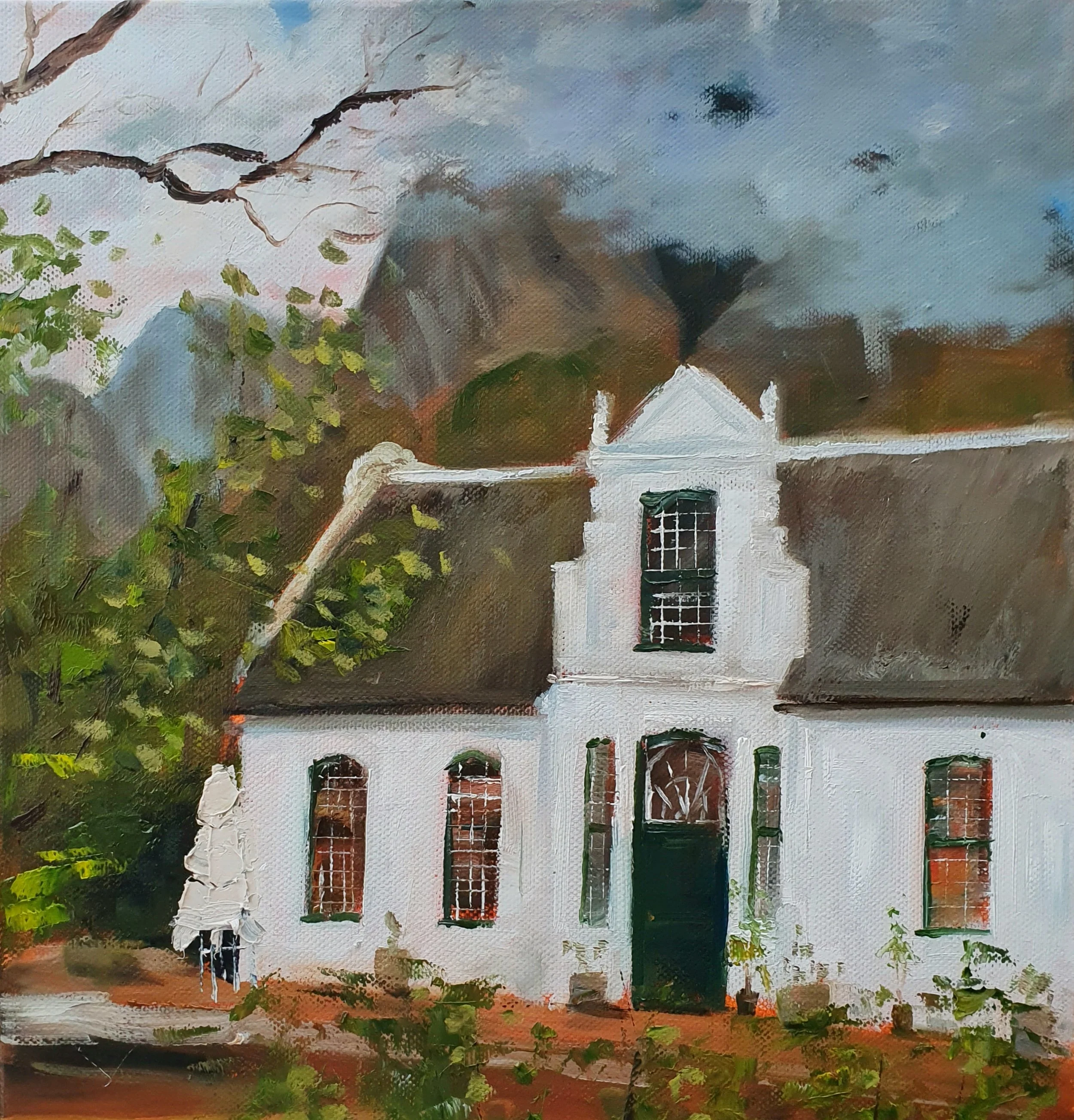 "Africa 2", 30x30 cm, oil on canvas