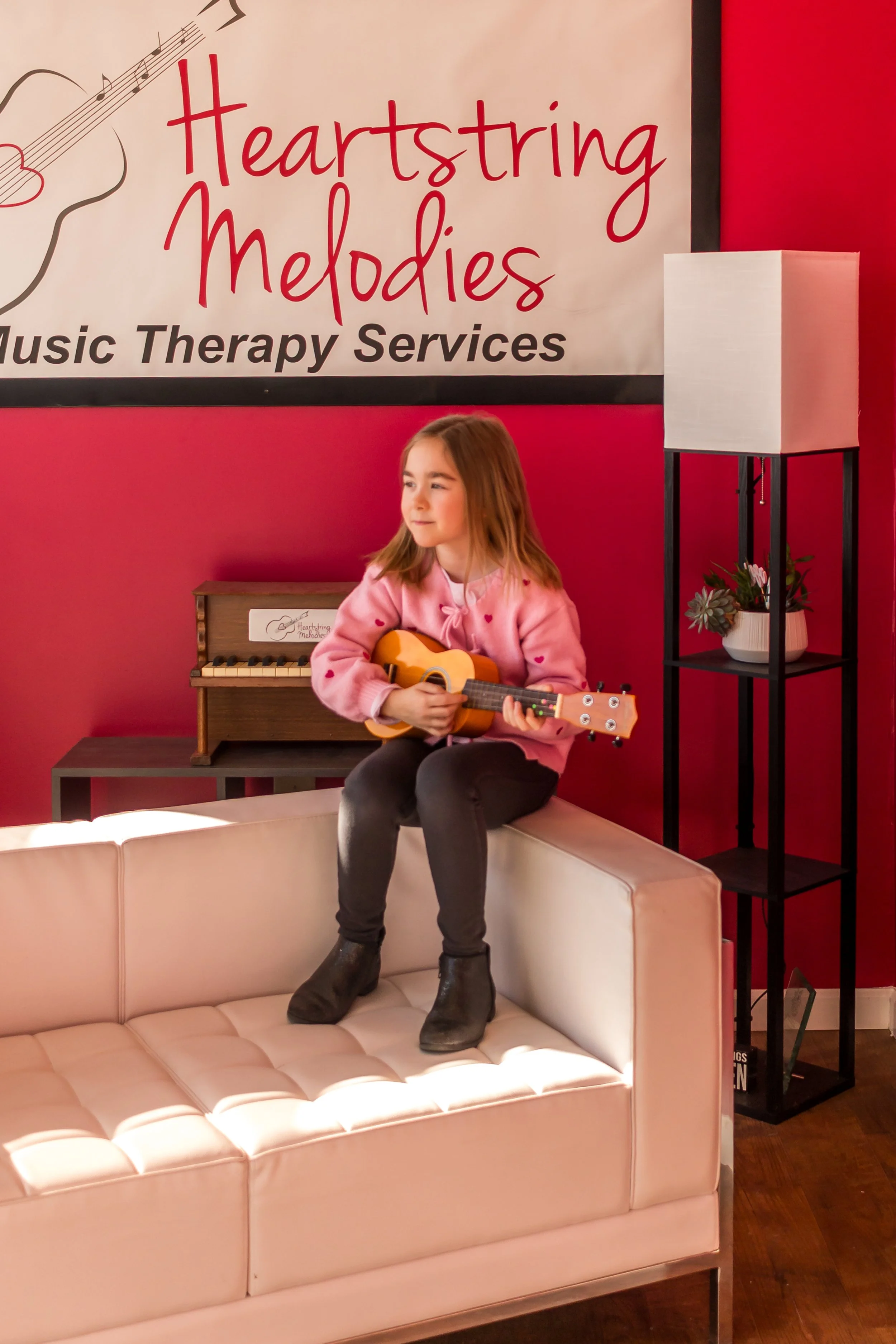 Therapeutic music lessons focused on emotional regulation, creativity, and confidence building.