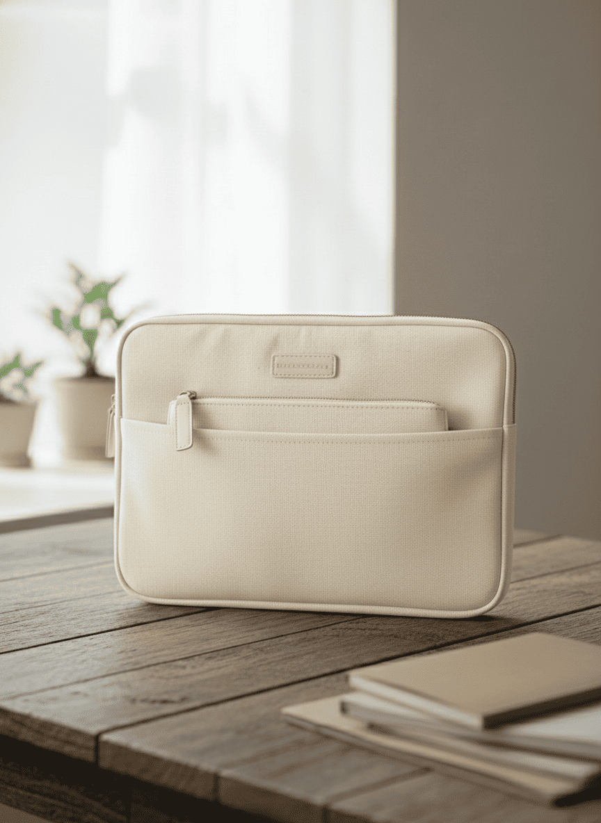 Laptop Tote Bag With Front Pouch