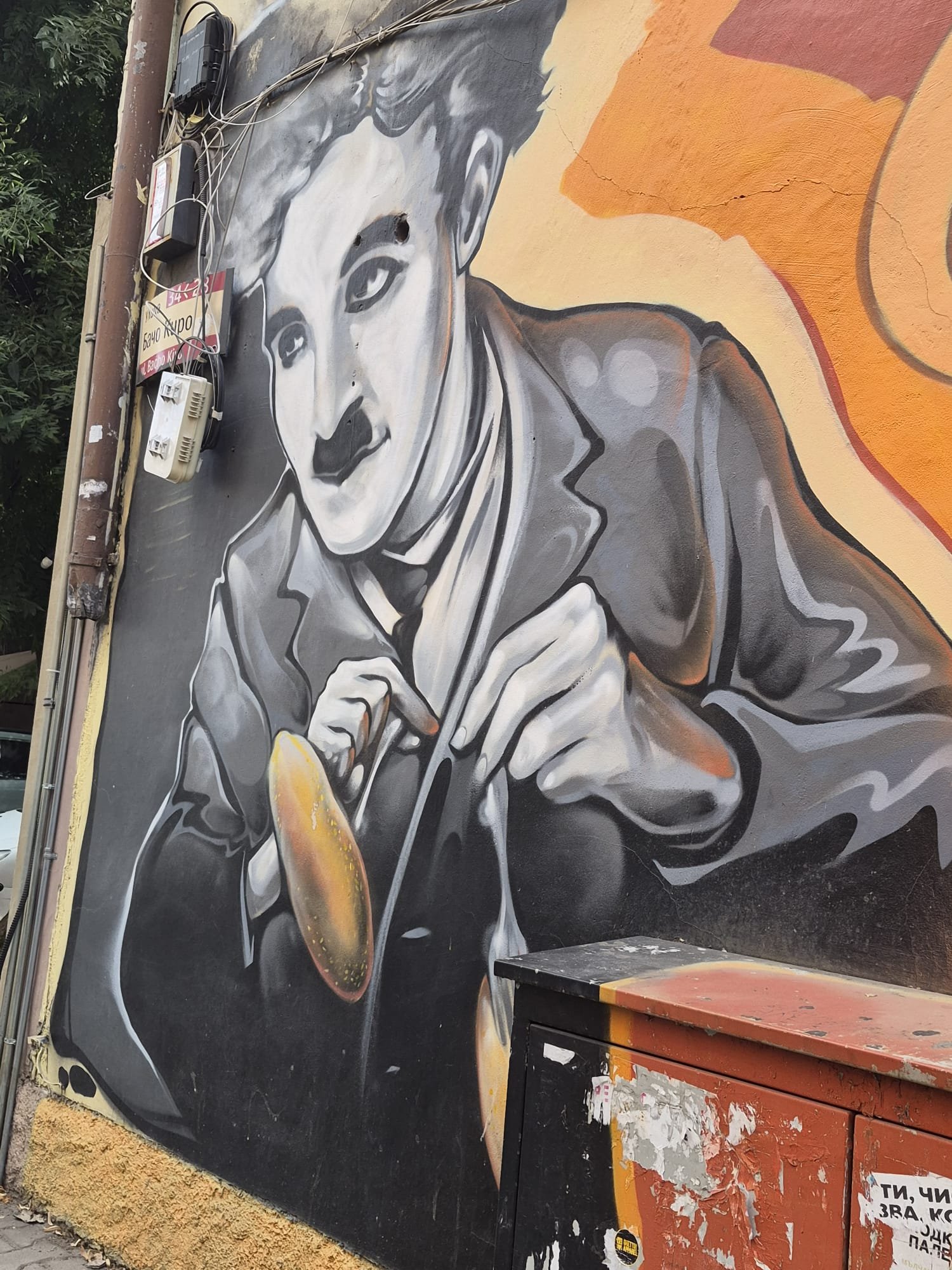 Charlie Chaplin - dance of the loaves in Sofia