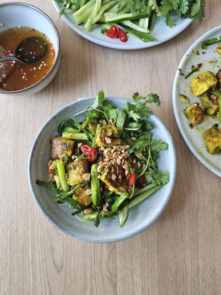 Vietnamese fish with turmeric and dill