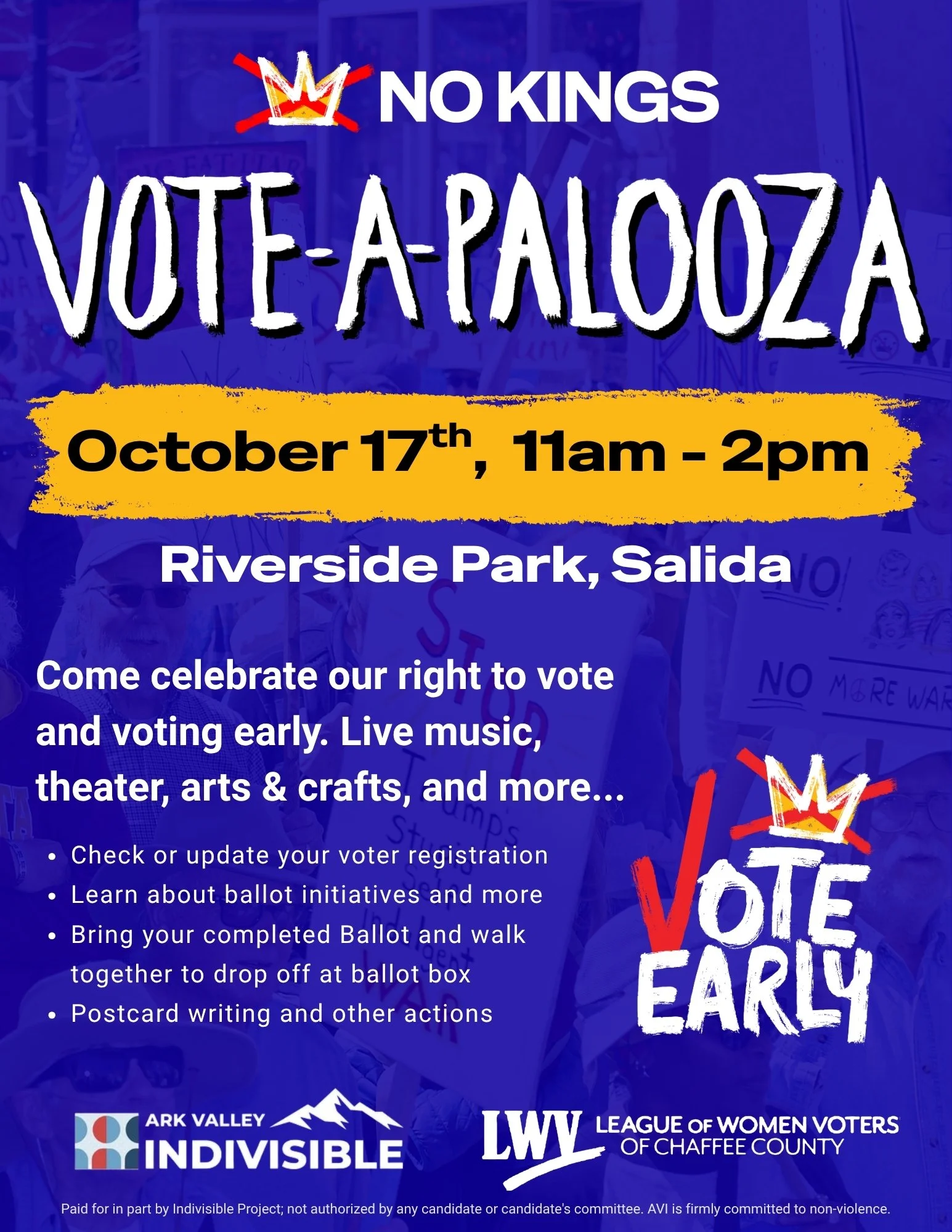 No Kings #4: Vote-A-Palooza
