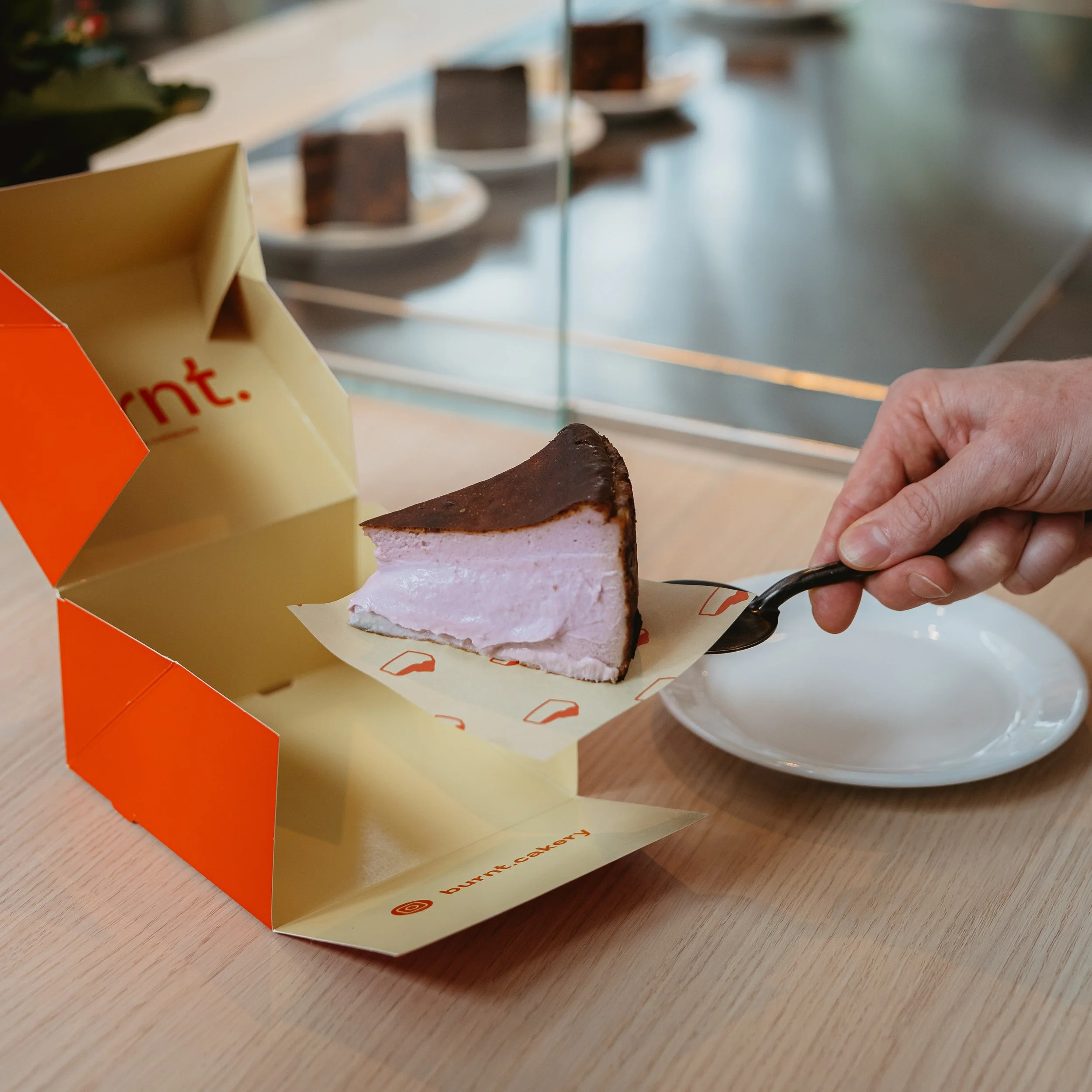 Enjoy our cakes at Station Bergweg or take them away and share them with your loved ones 

#cheesecake #sansebastian #ube #basque #creamy #rotterdam