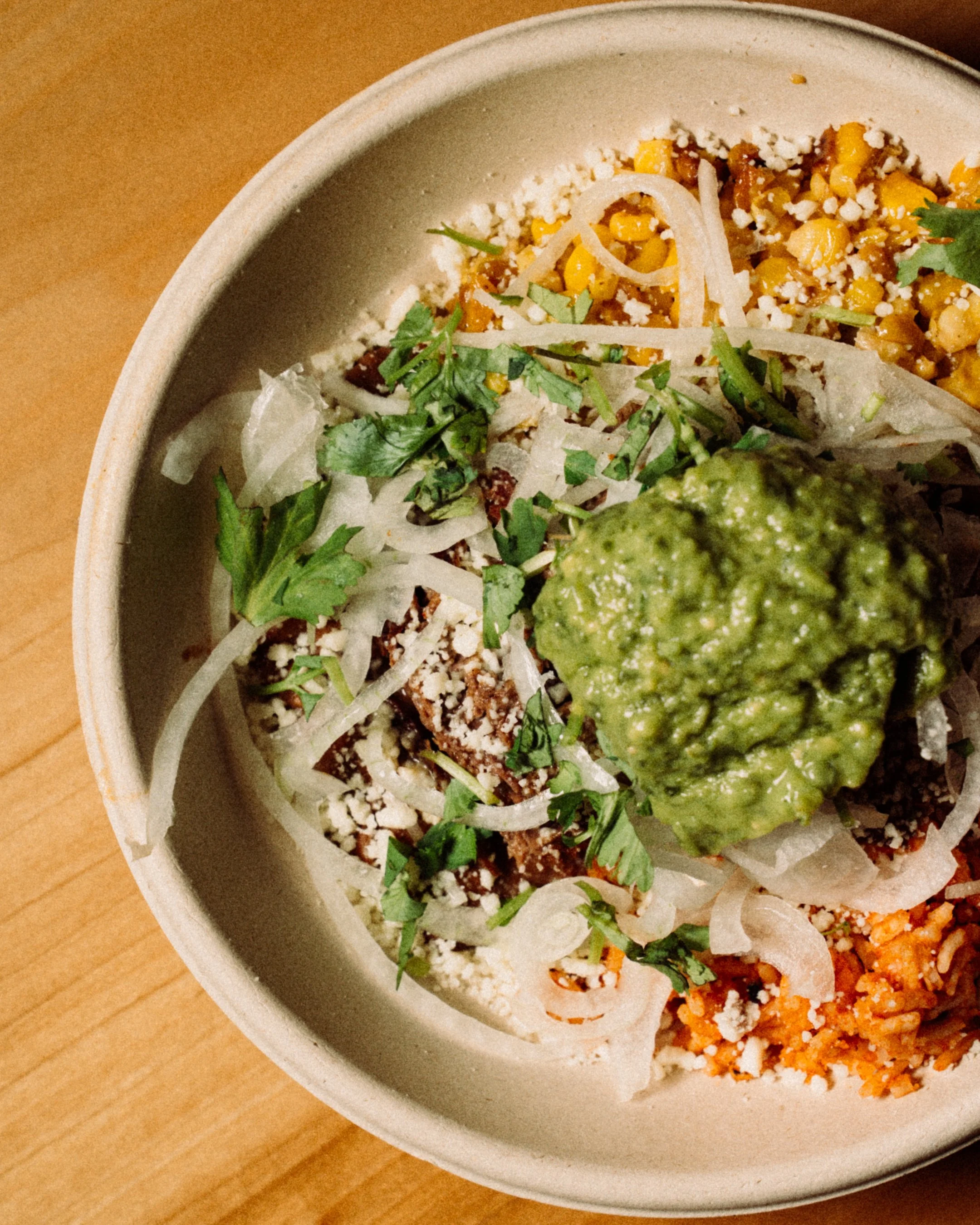 lamb barbacoa taco bowl