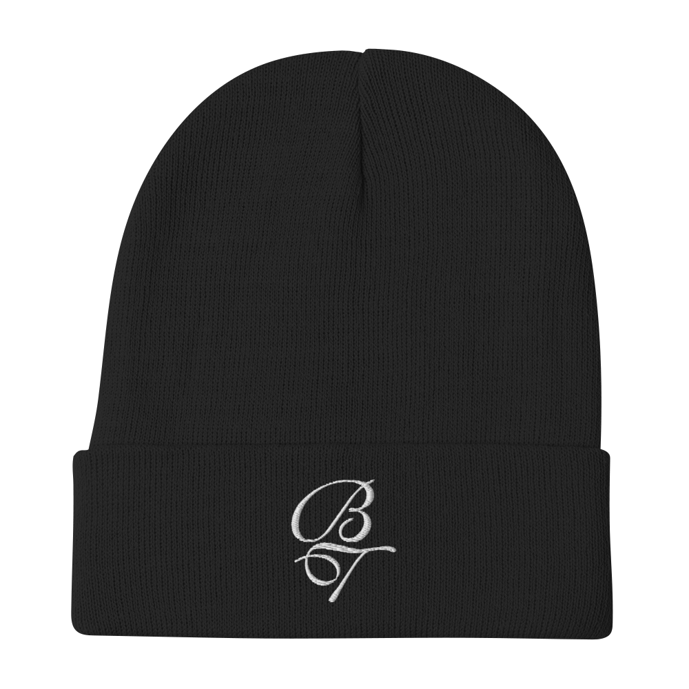 Monogram Beanie - Black