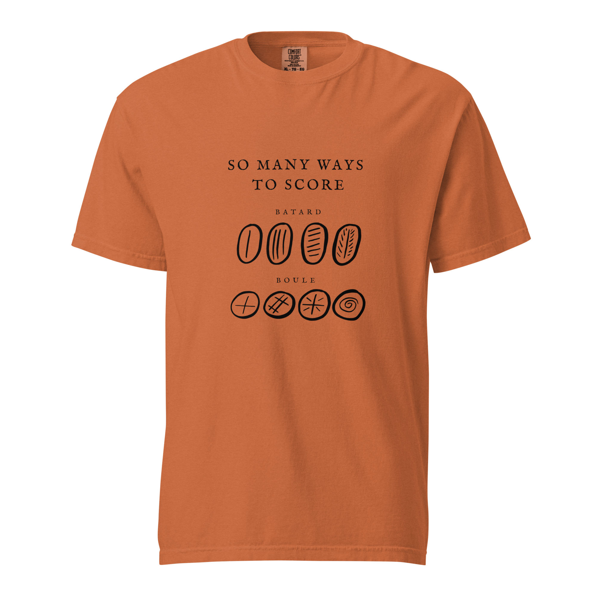 'So many ways to score' Tee - Orange