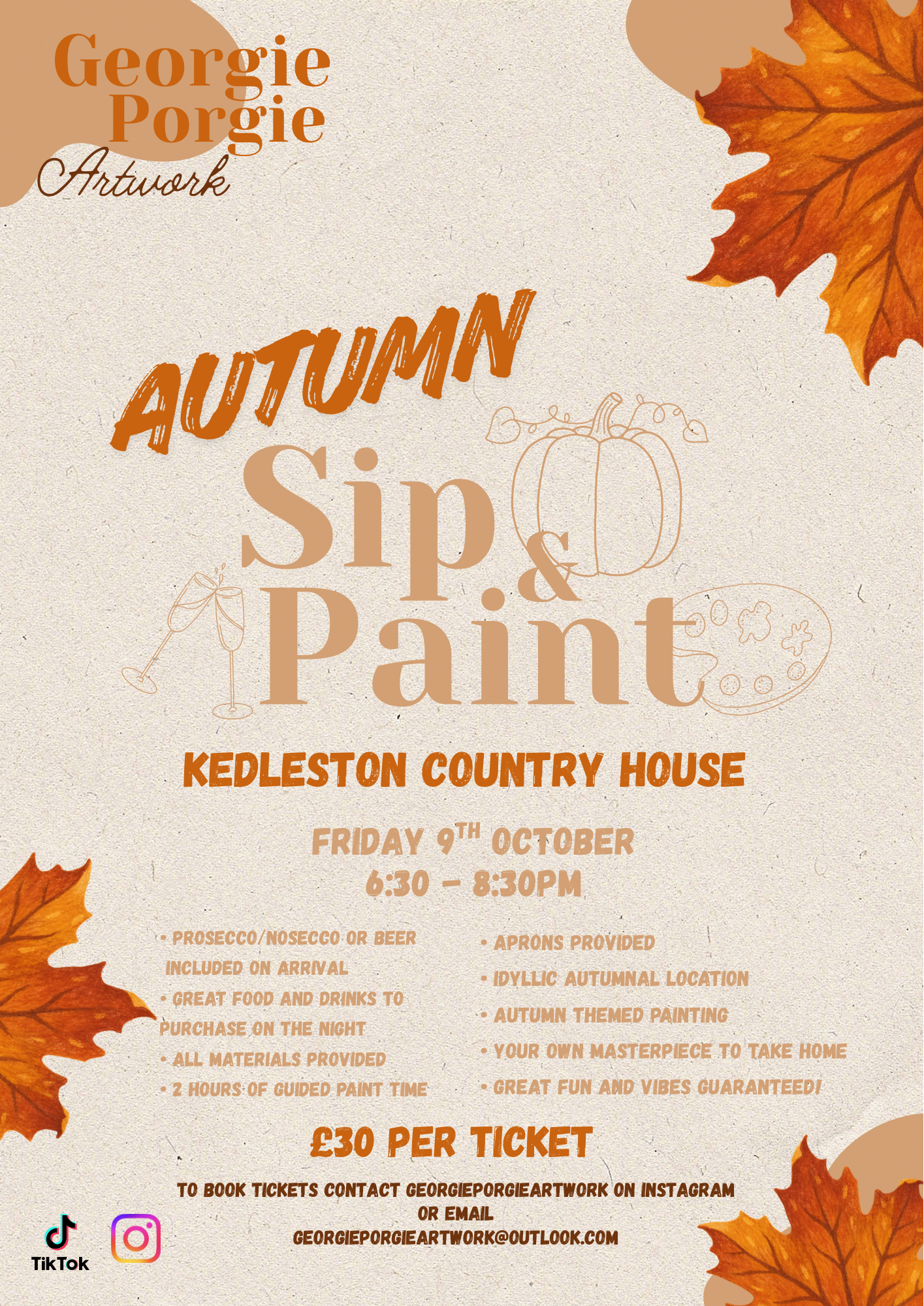 Autumn Sip & Paint