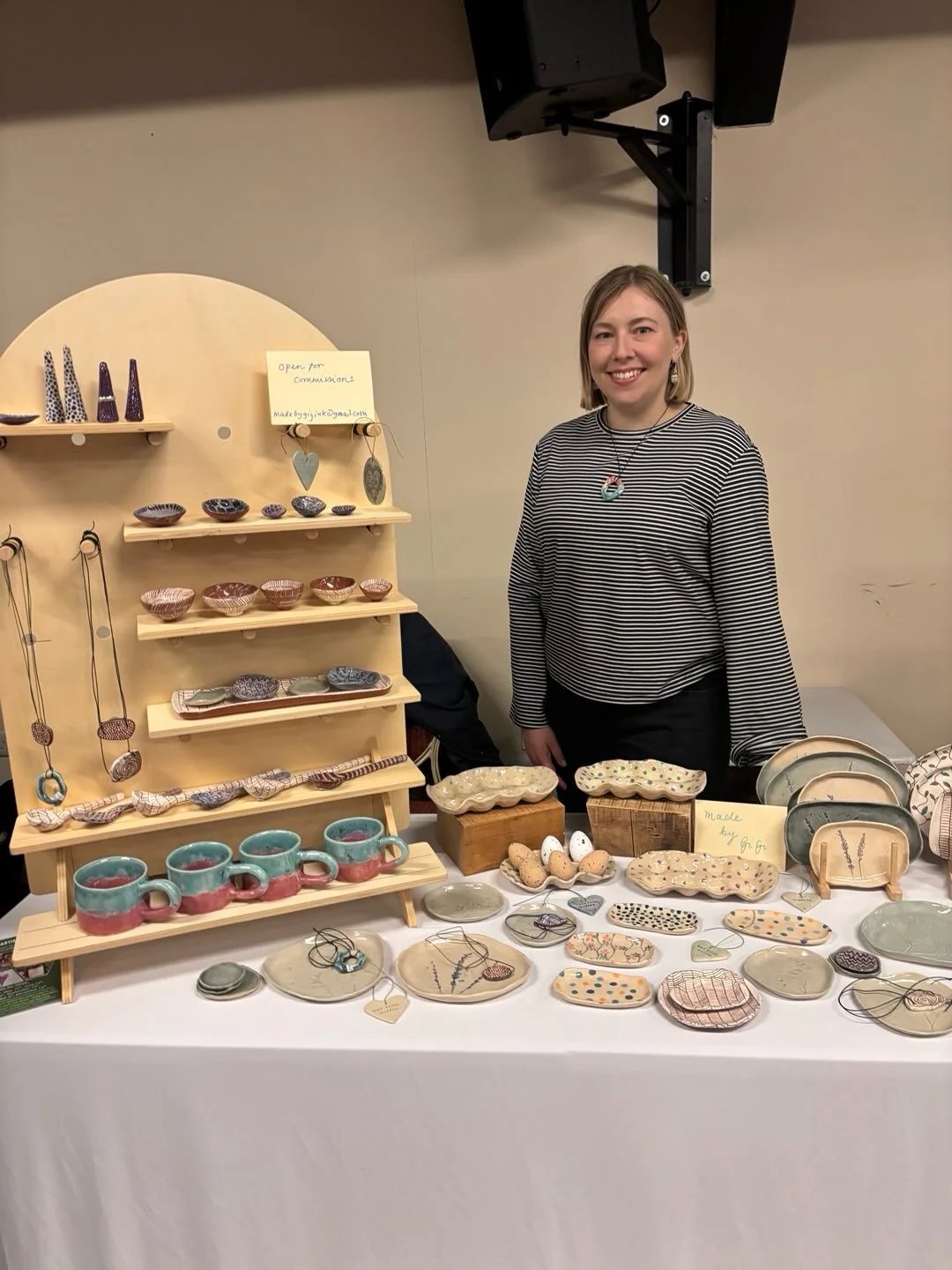 I am at @bishopscourtfarm today for their lambing event.
It&rsquo;s my first stall! Exciting times!

#handmadewithlove #ceramicsofinstagram #oxfordshire