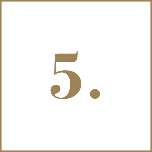 Étape numéro 5