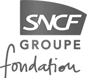 Logo de la SNCF avec le texte 'groupe fondation' en dessous