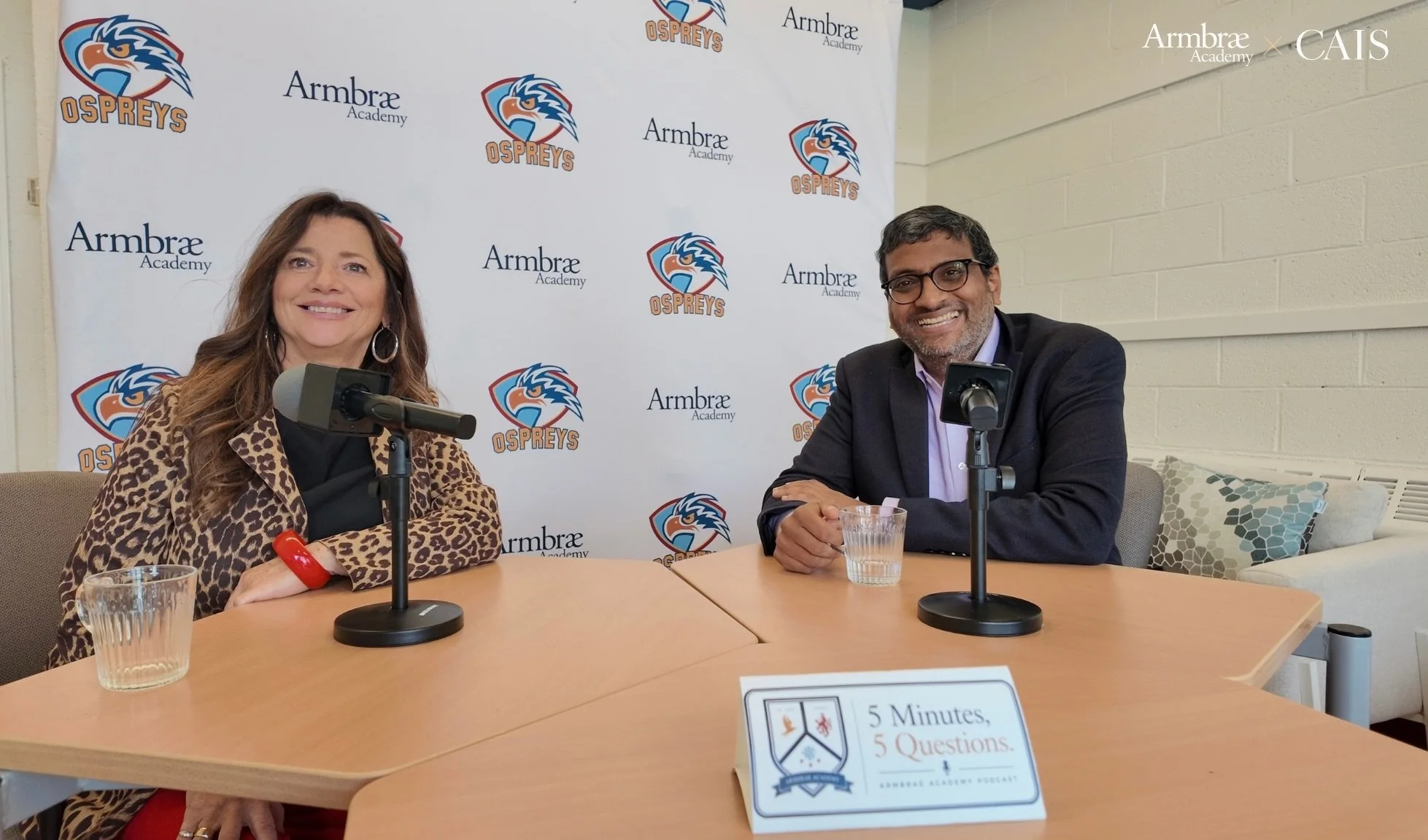 A great conversation at Armbrae today. 🎙️

We were pleased to welcome Anand Mahadevan, Executive Director of @cais_schools , to the Armbrae Academy Podcast.

Suzanne and Anand talked about governance, accreditation, affordability, and the changing l