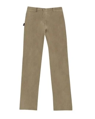 Ladies cotton twill pant khaki
