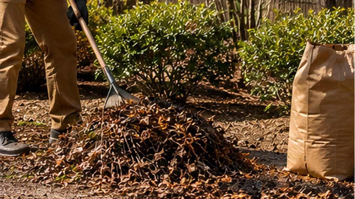 Property cleanup service for overgrown yard and fall cleanup in Greensboro and the Triad