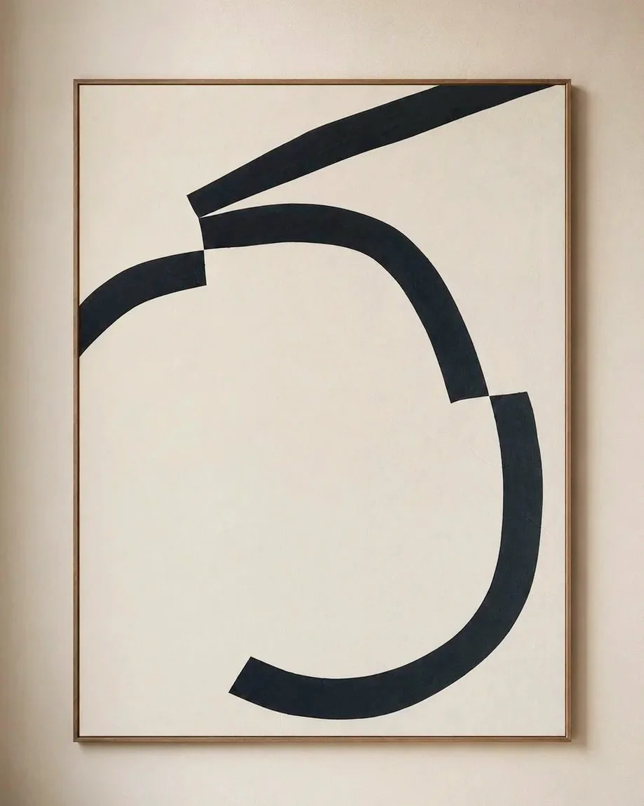 Shifting, original abstract painting by Guillermo Capella. Acrylic and layered mineral grounds on canvas, 116 × 89 cm.