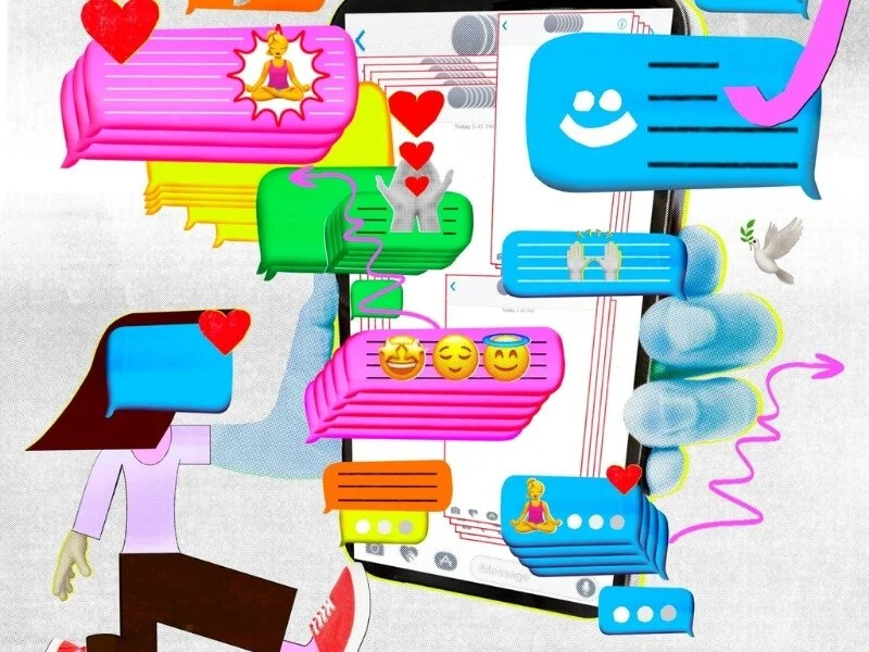 Group chat illustration