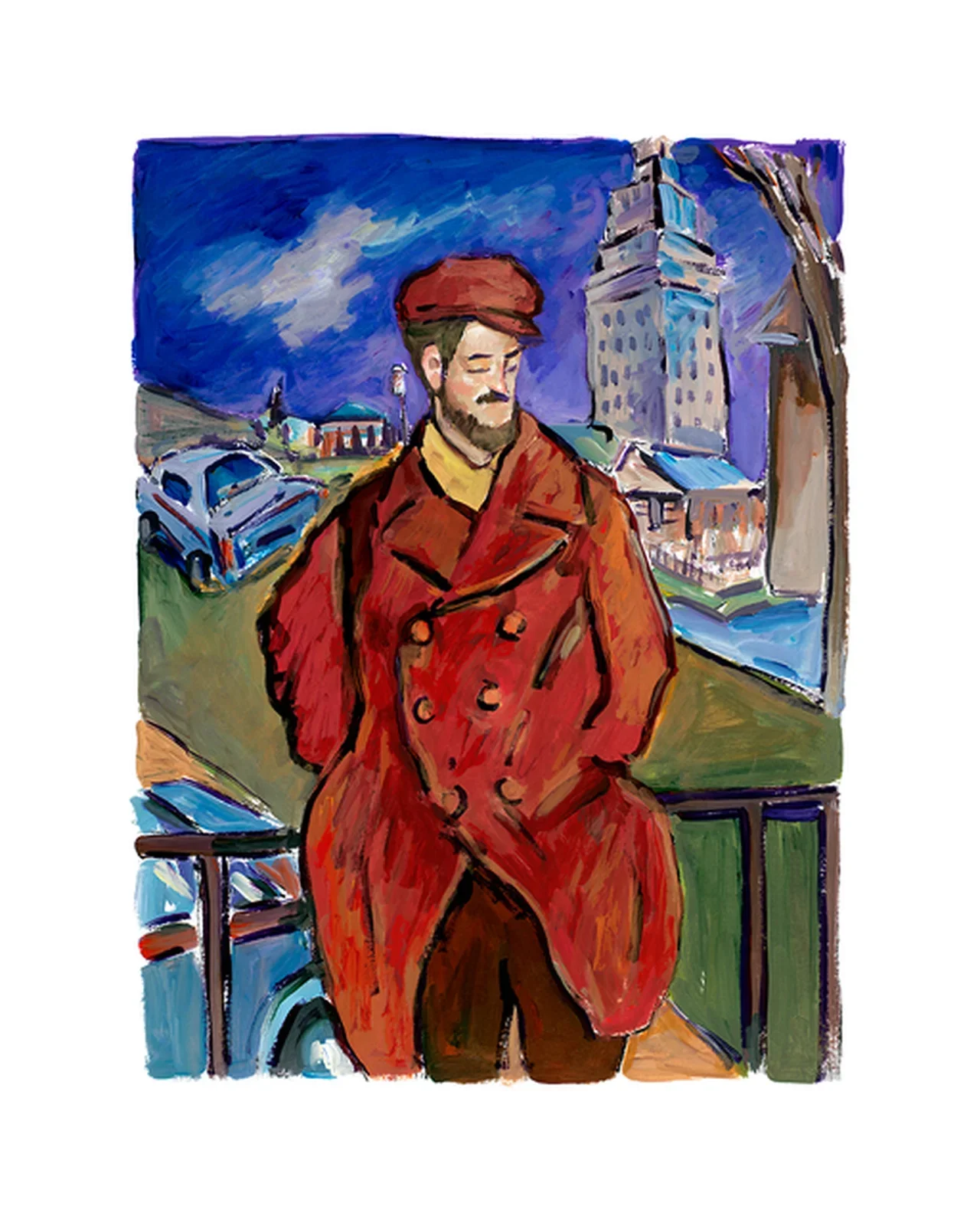 Bob Dylan, Man On A Bridge, 2008