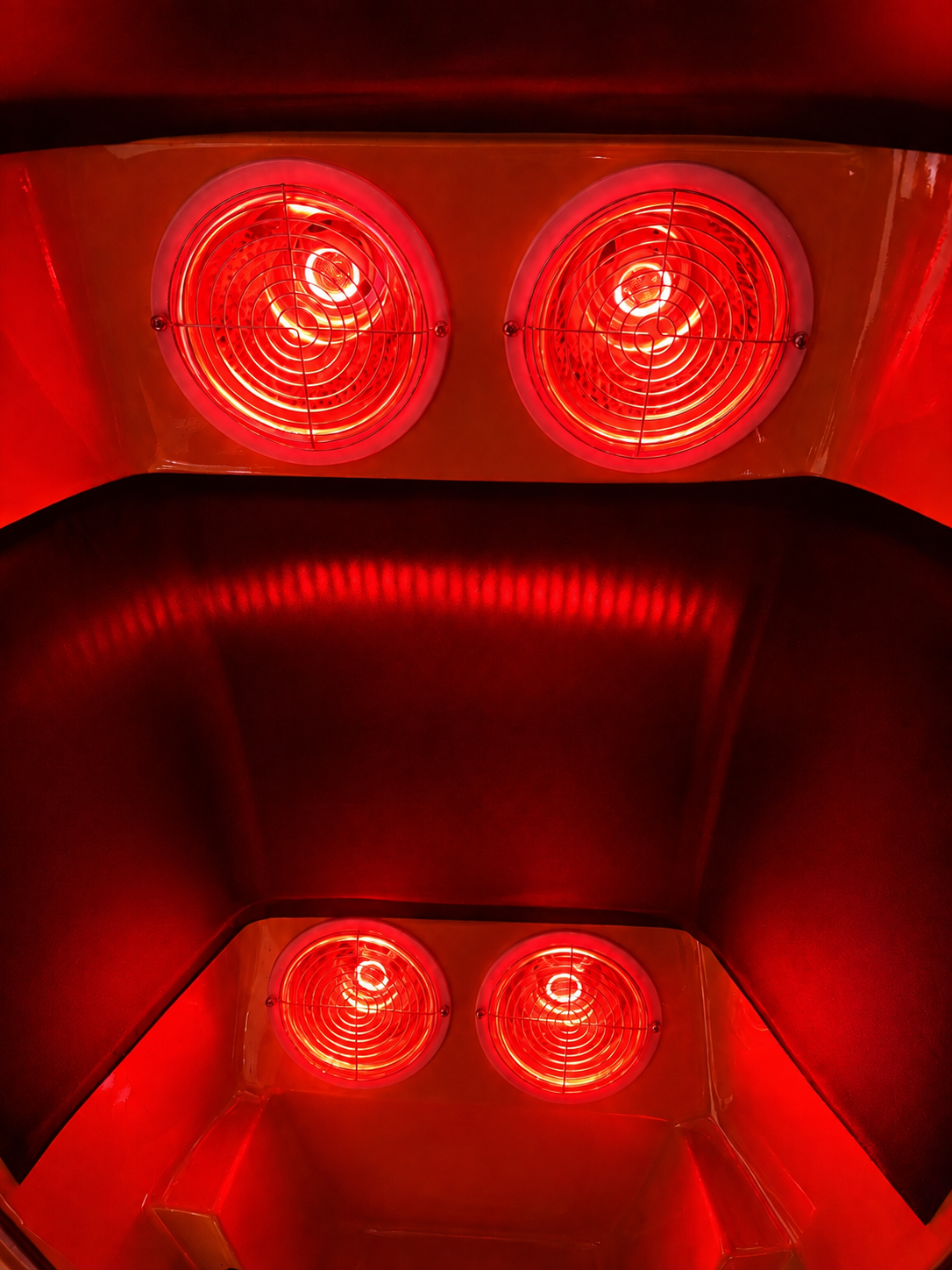 CALORIE BAR far-infrared chamber detail at PauseUs