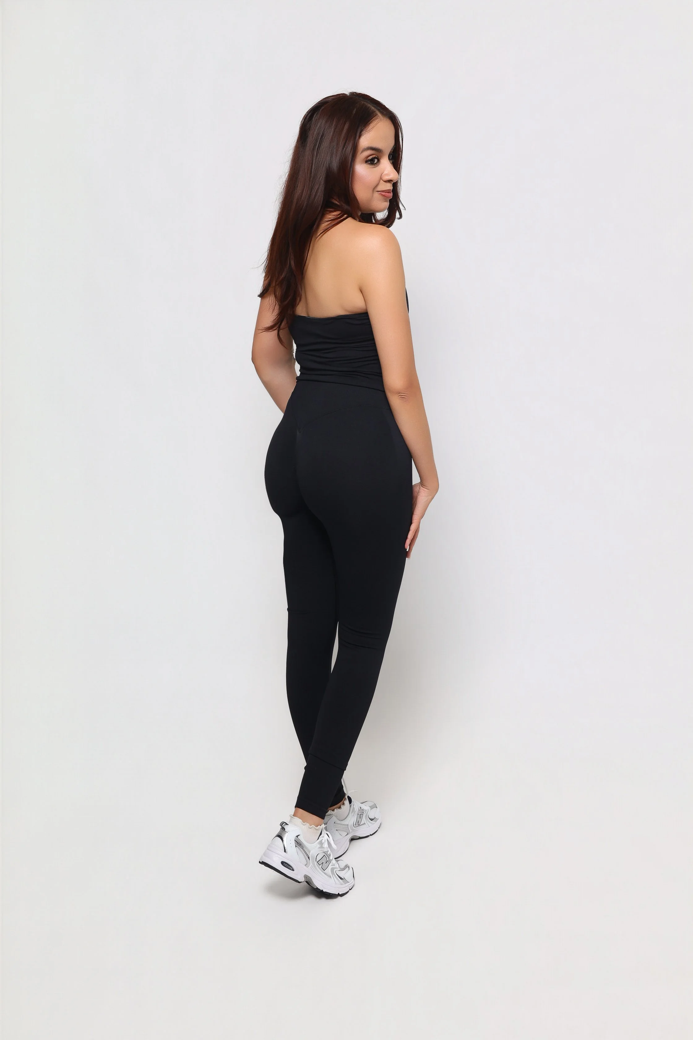 Noir - Halter Legging Set