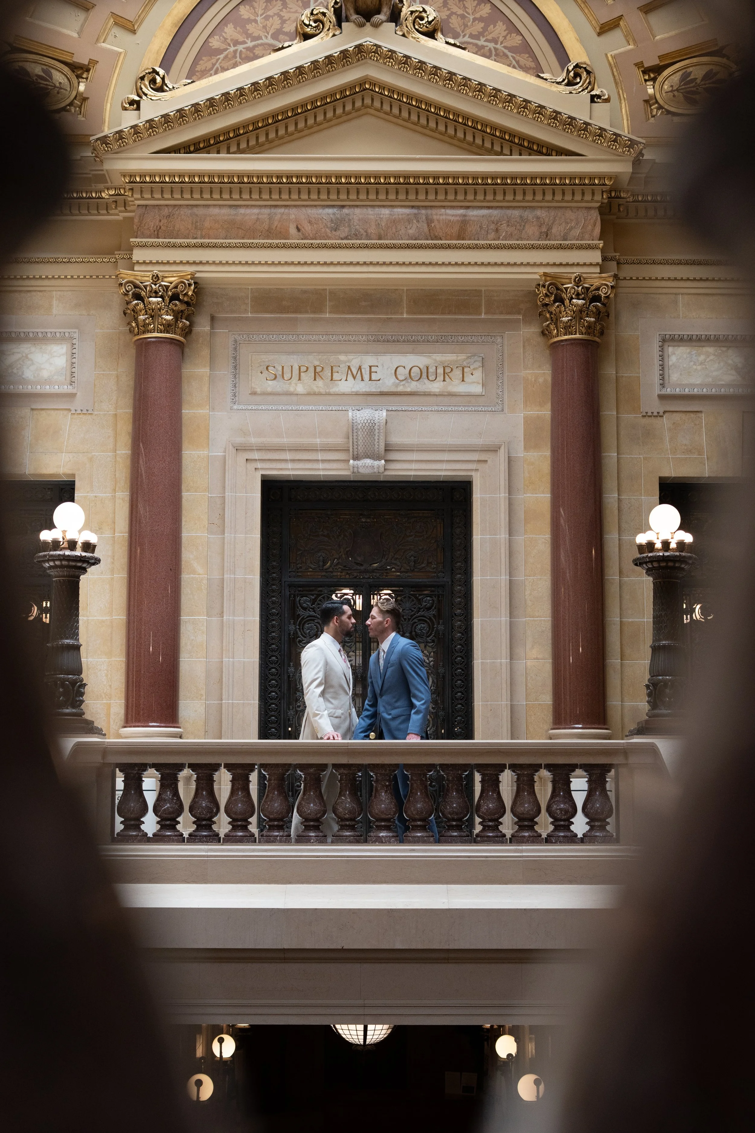 Alex and James in the Capitol Building
