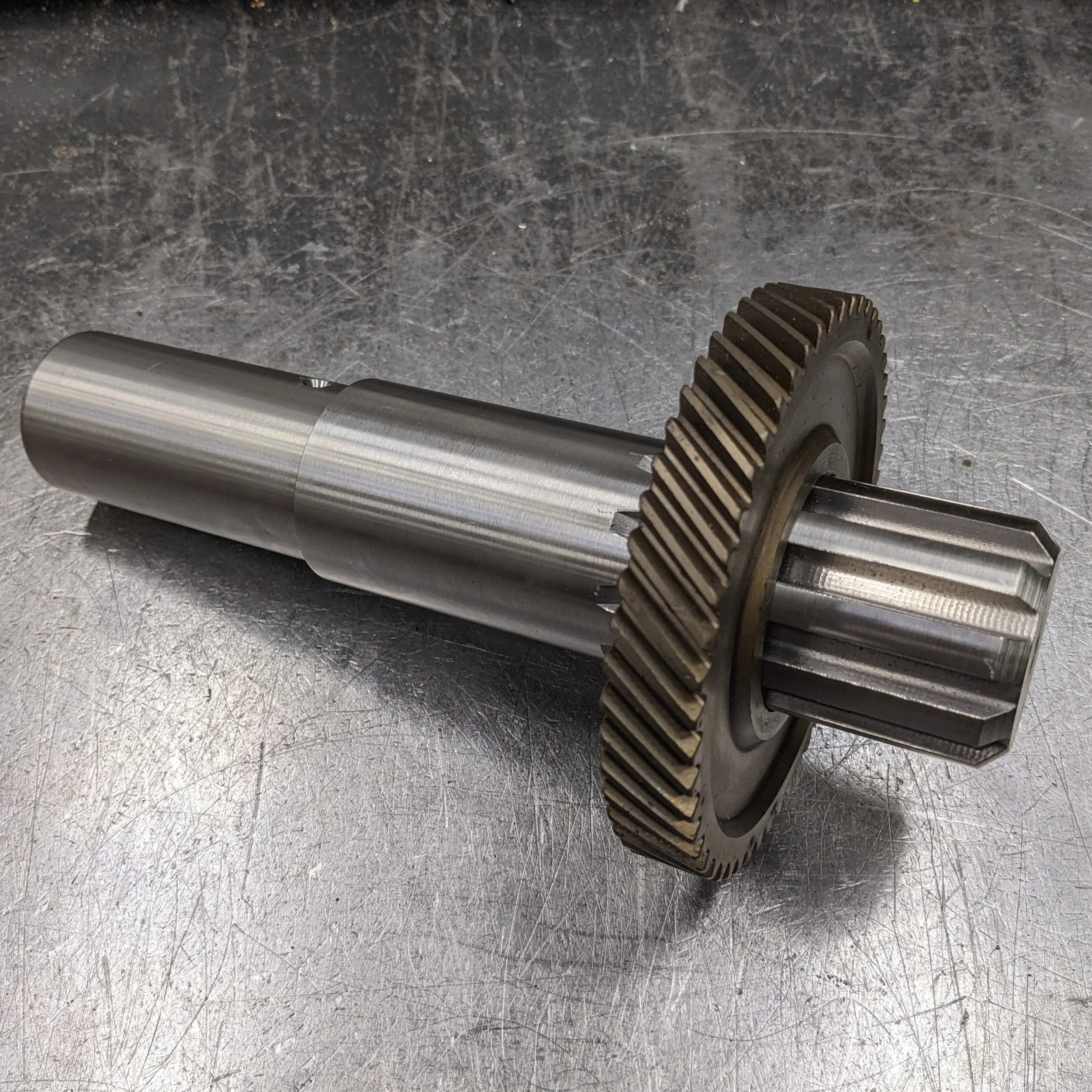 Splined Shaft and Helical Gear