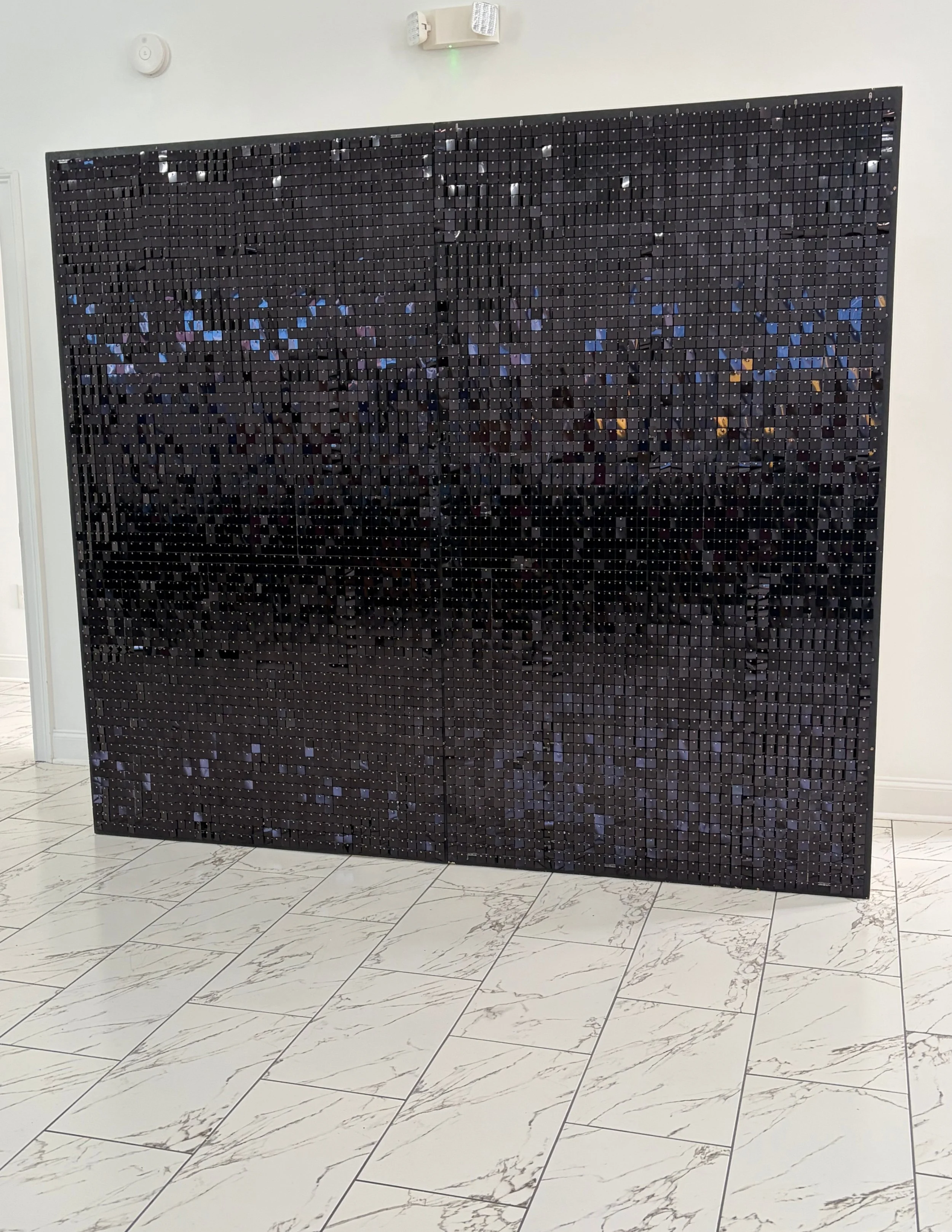 Black Shimmer Wall