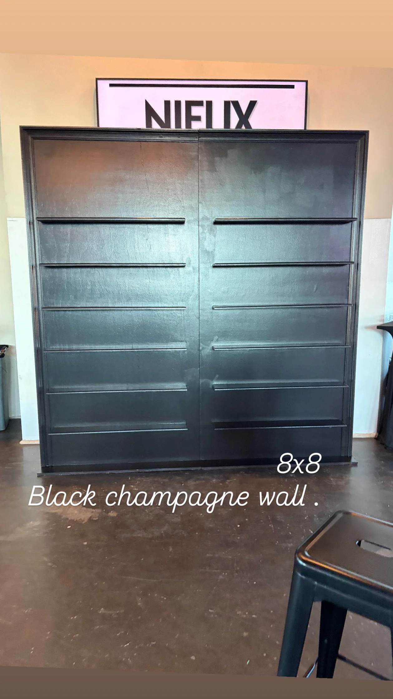 8x8 Shelf Wall