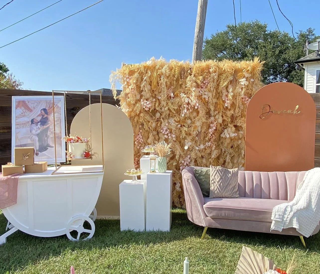 Boho Pampas  wall