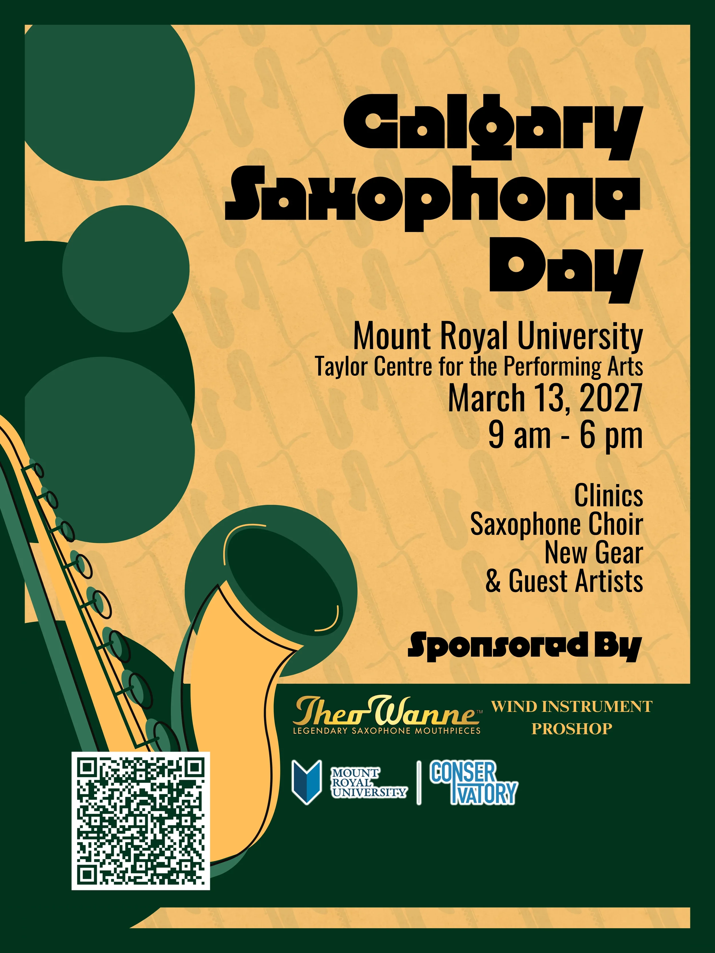 Guest Artist for Calgary Saxophone Day