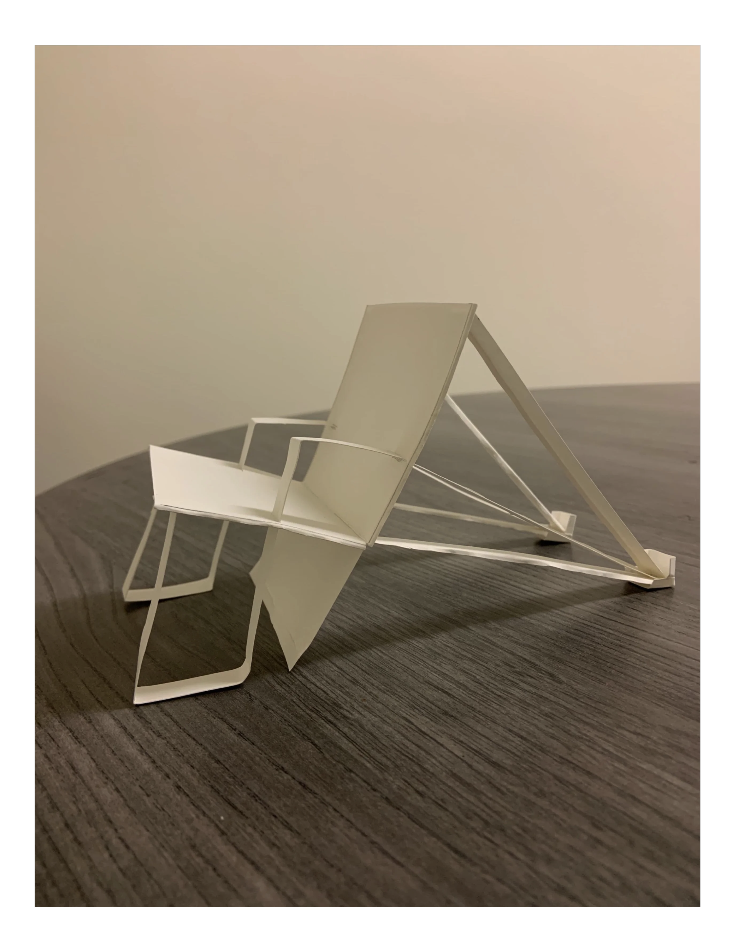 Modern lounge chair study exploring form, material, and proportion.